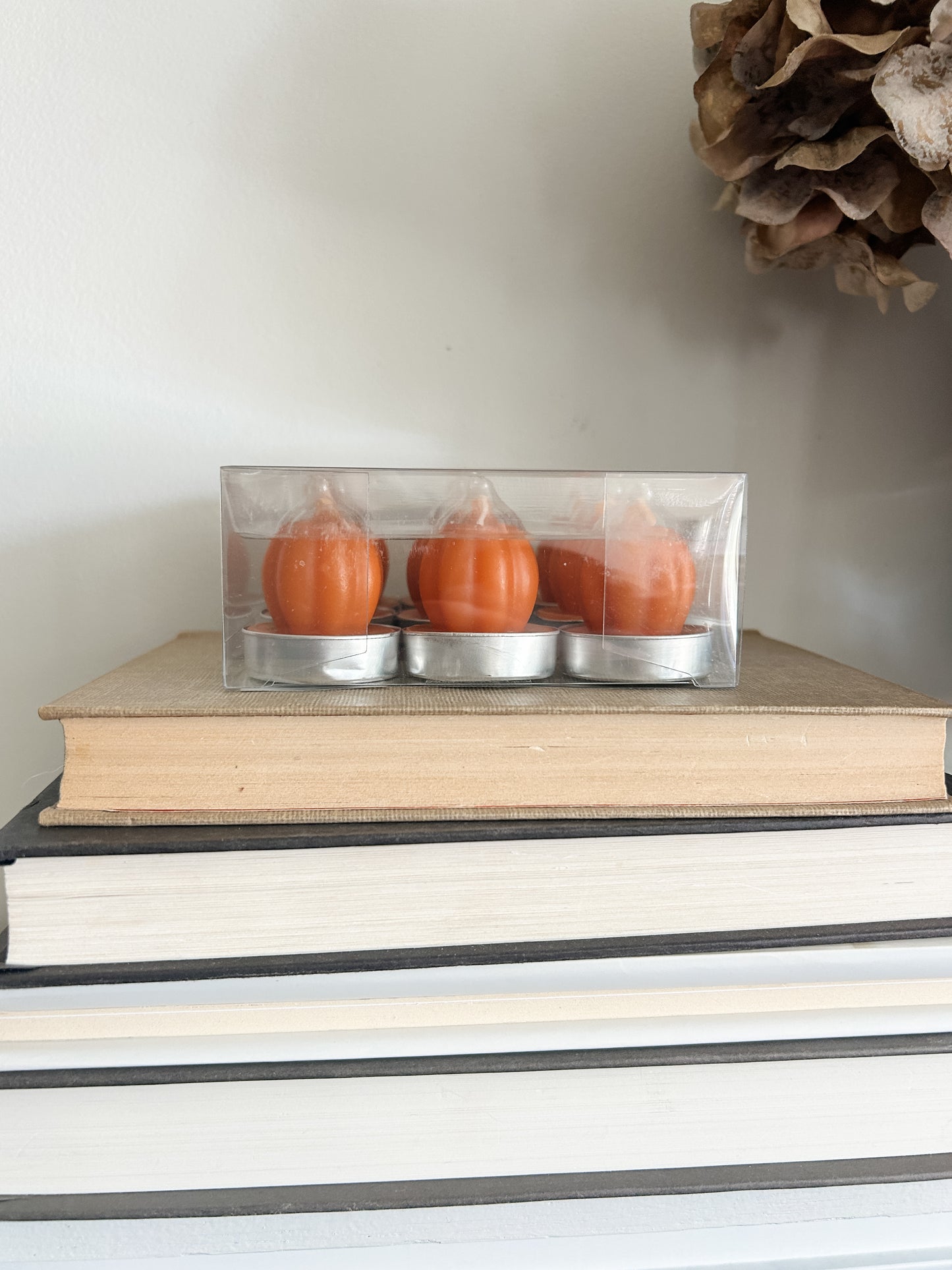 Pumpkin Unscented Tealights- Set of 9