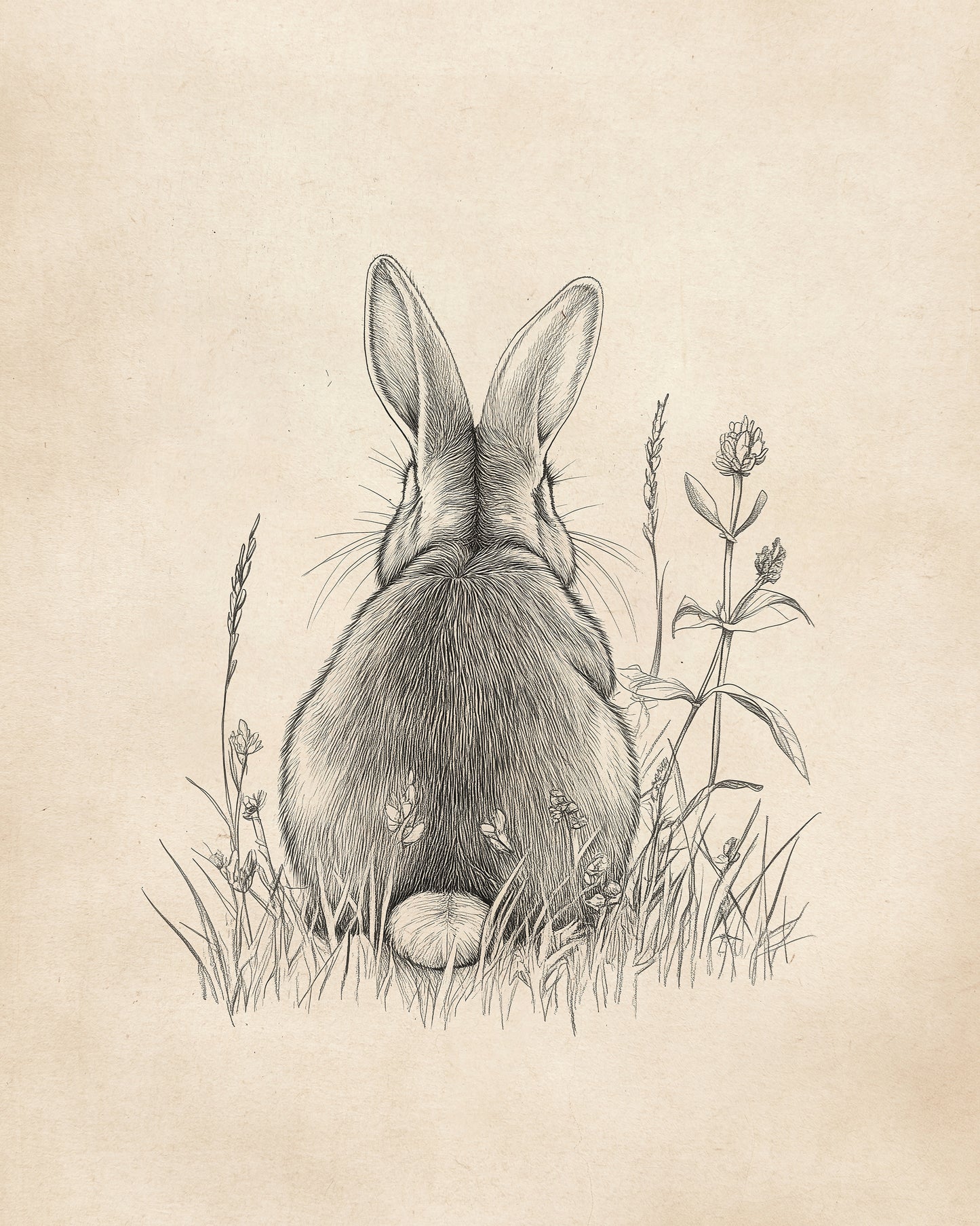 Bunny Tail Print (no frame)