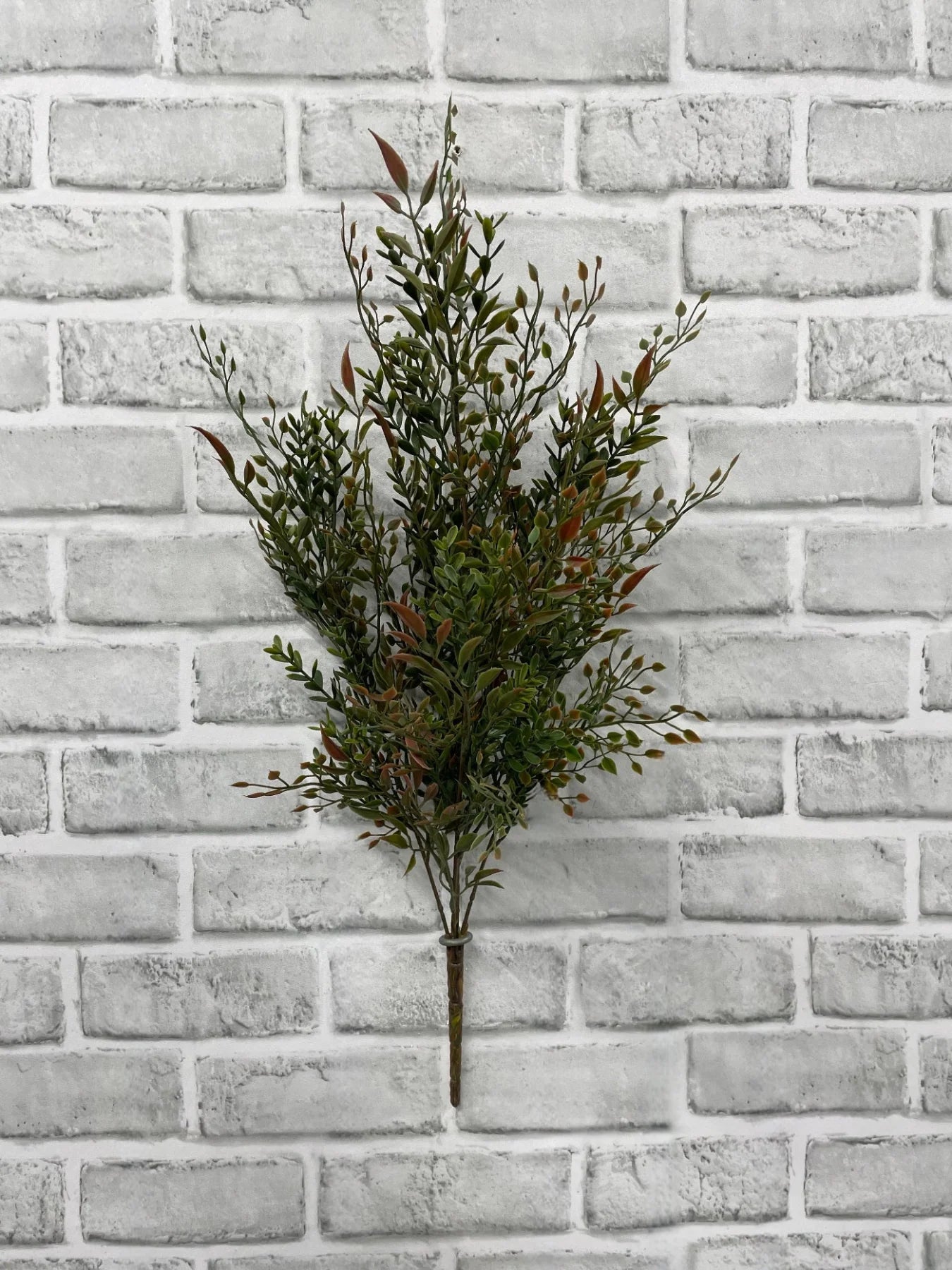 Red & Green Smilax Mix Bush 22"