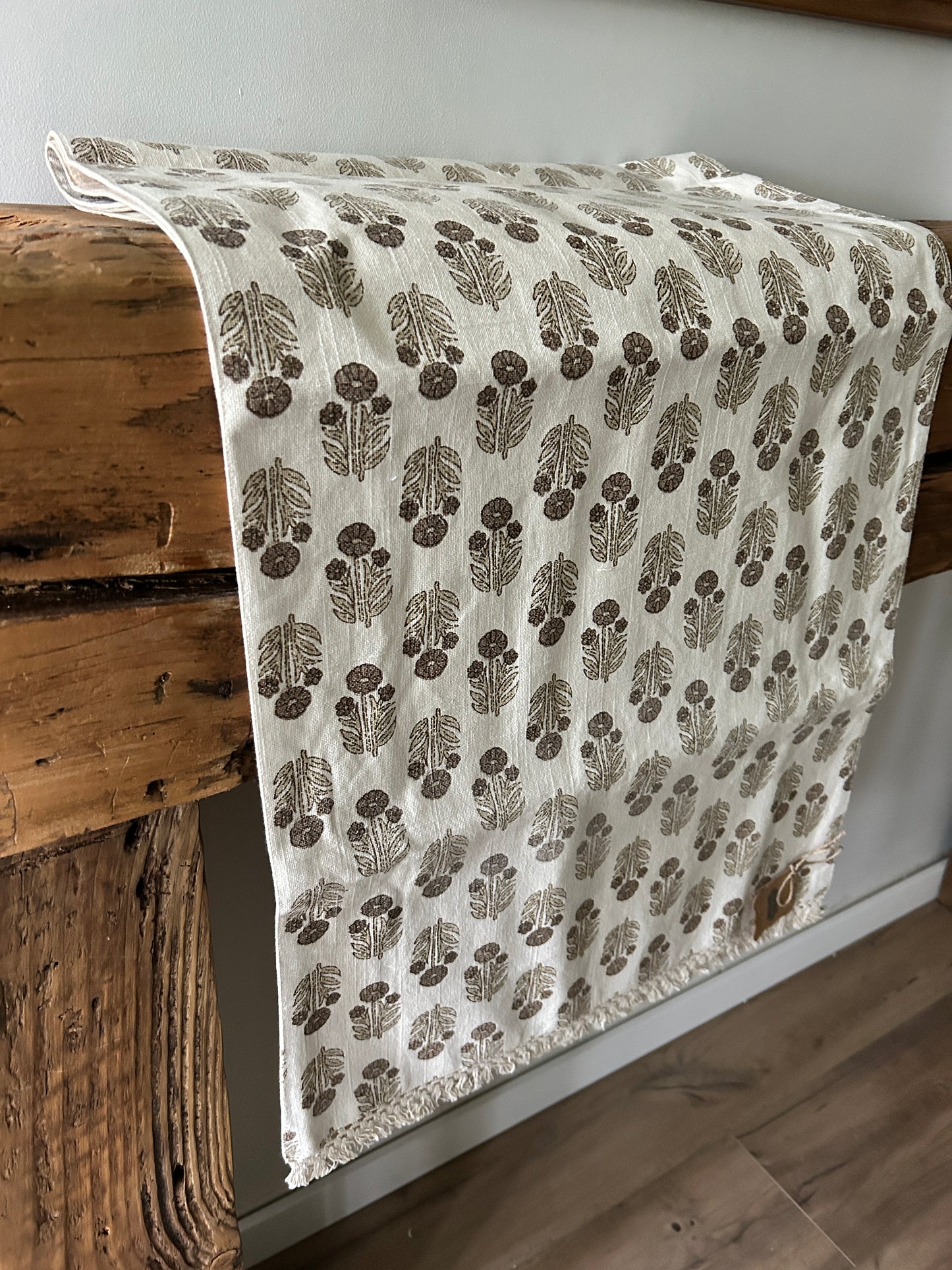 Block Print Table Runner