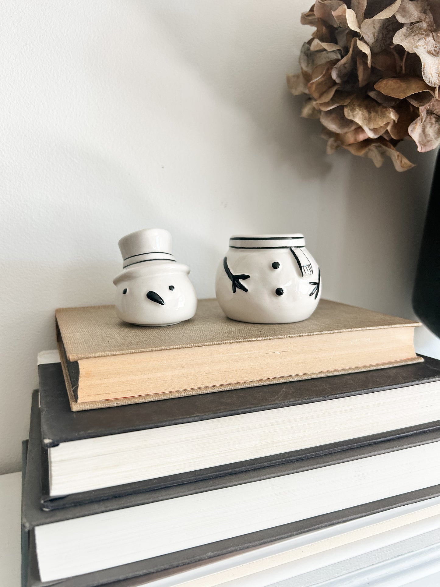 Stacked Snowman Salt & Pepper Set