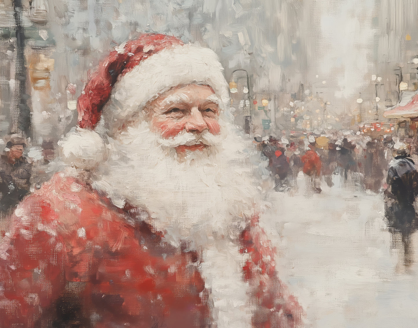 Santa Parade Print (no frame)