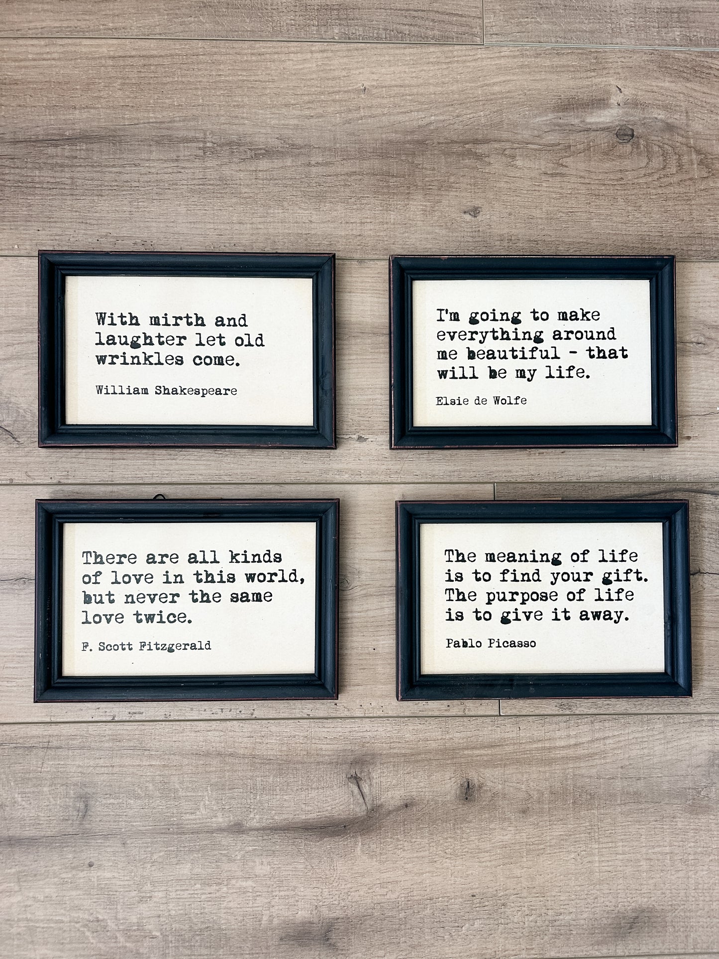 Collected Notions Wall Signs Assorted