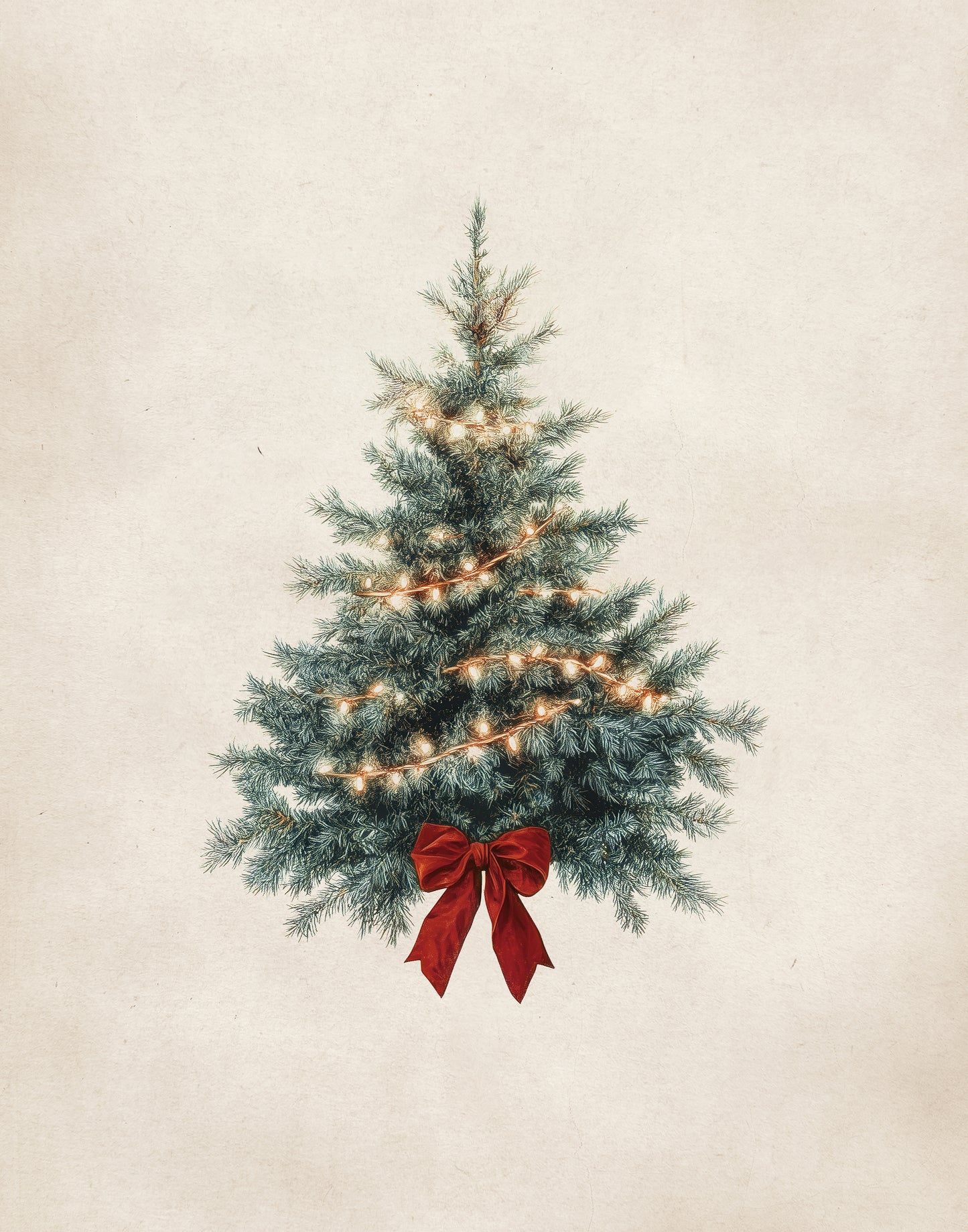 Tree & Bow Print (no frame)