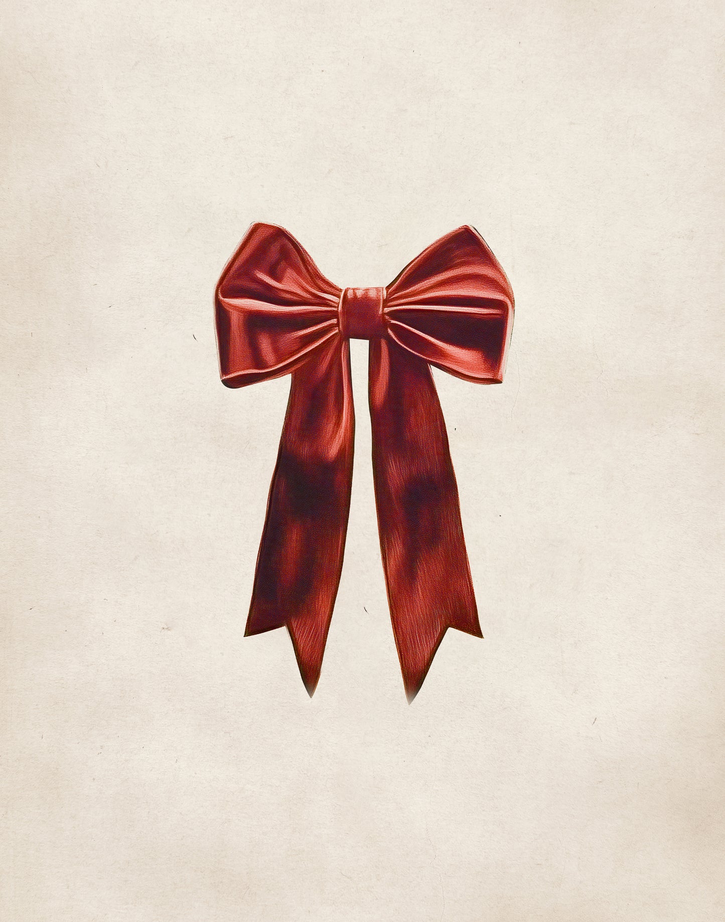 Red Bow Print (no frame)
