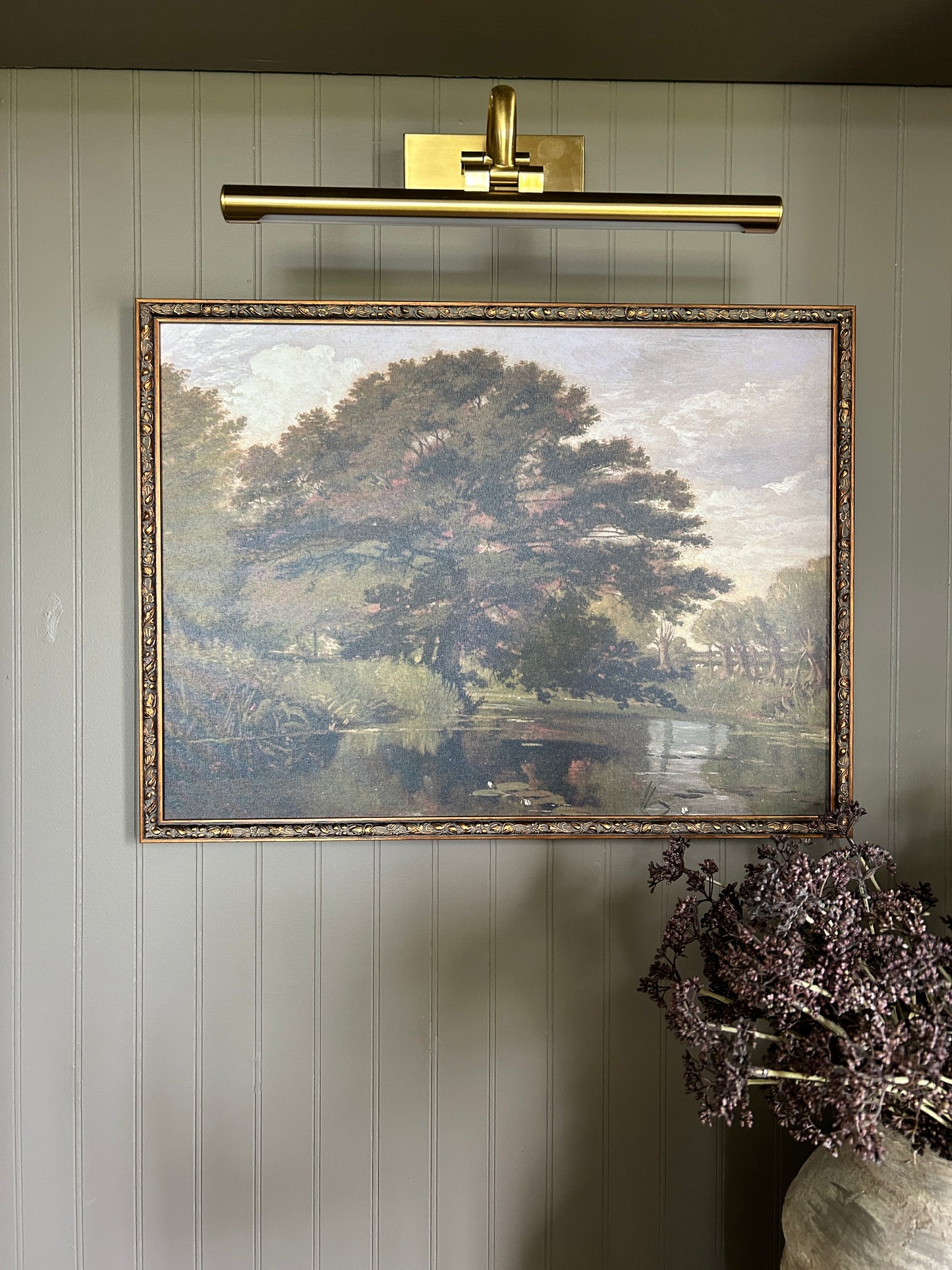 Under the Ancient Tree Bronze Framed Art