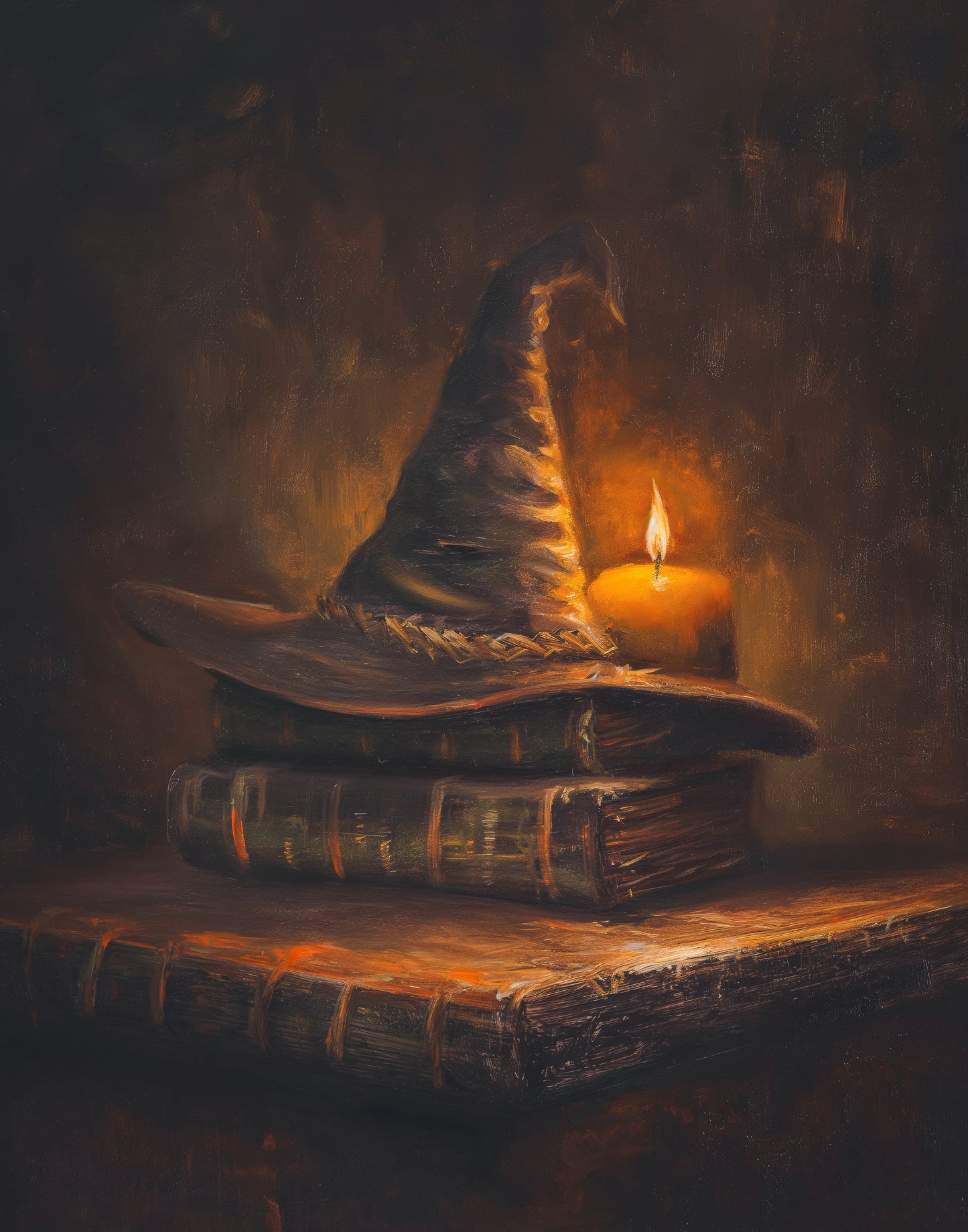 Spooky Witch Hat Print (no frame)