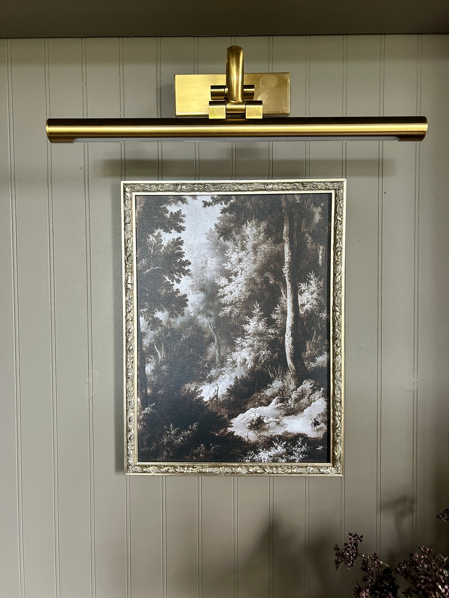 Forgotten Forest Silver Framed Art