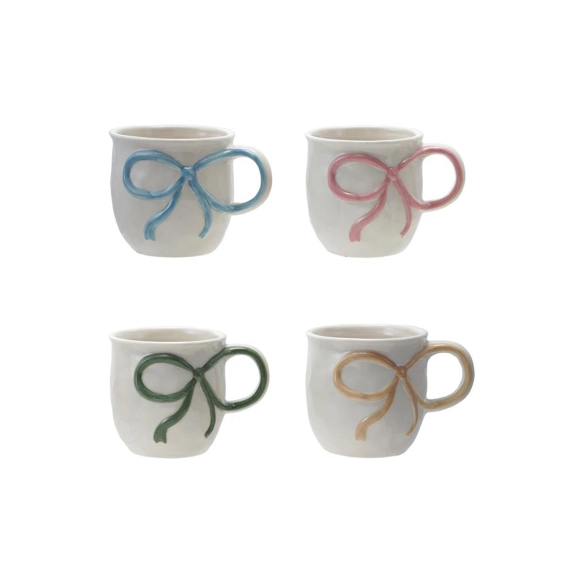 Bow Handle Mugs-Assorted Colours