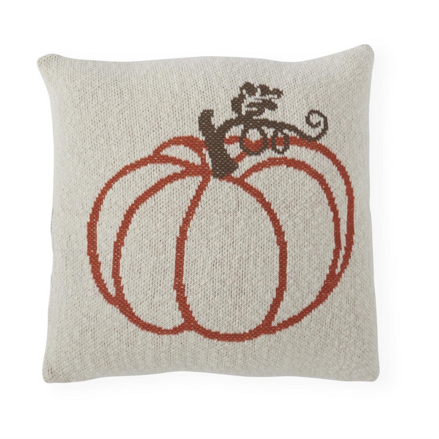 Cotton Knitted Pumpkin Pillow