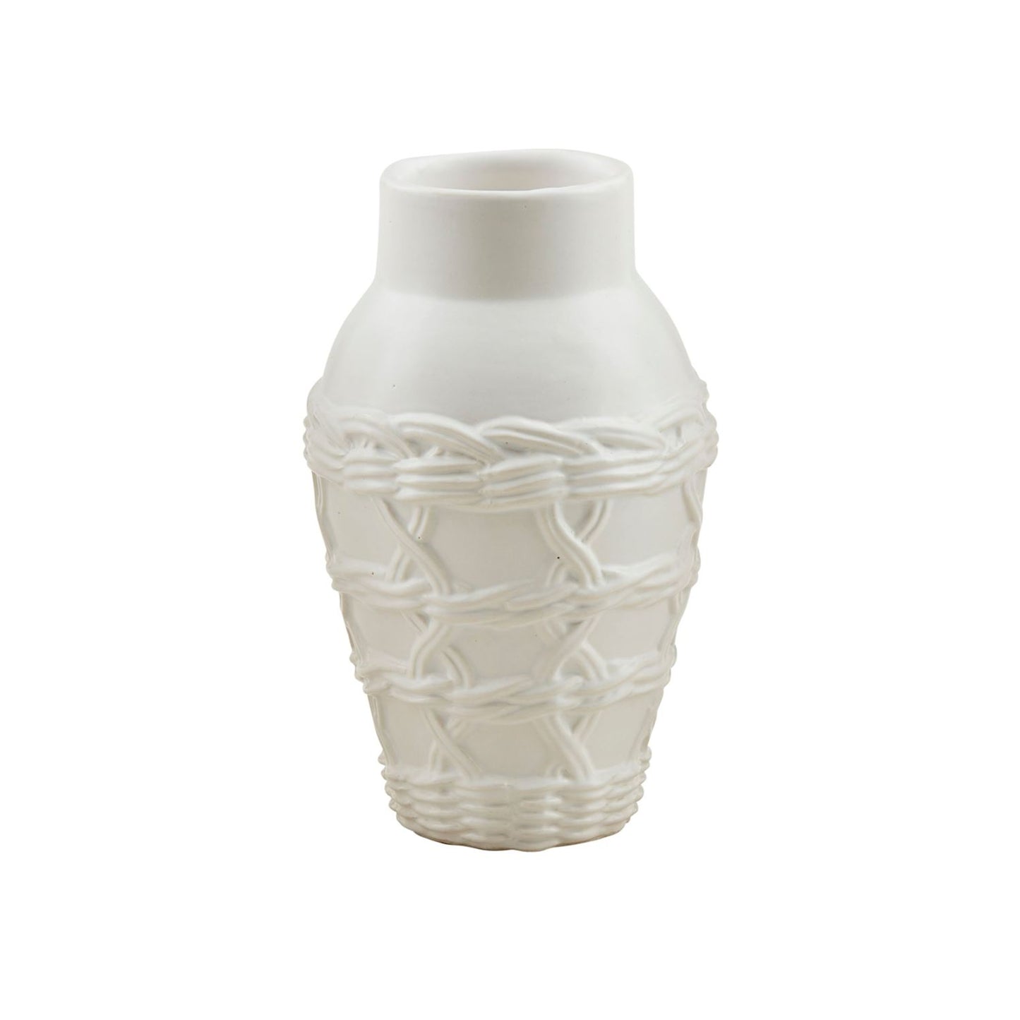White Stoneware Bud Vases- Assorted Styles
