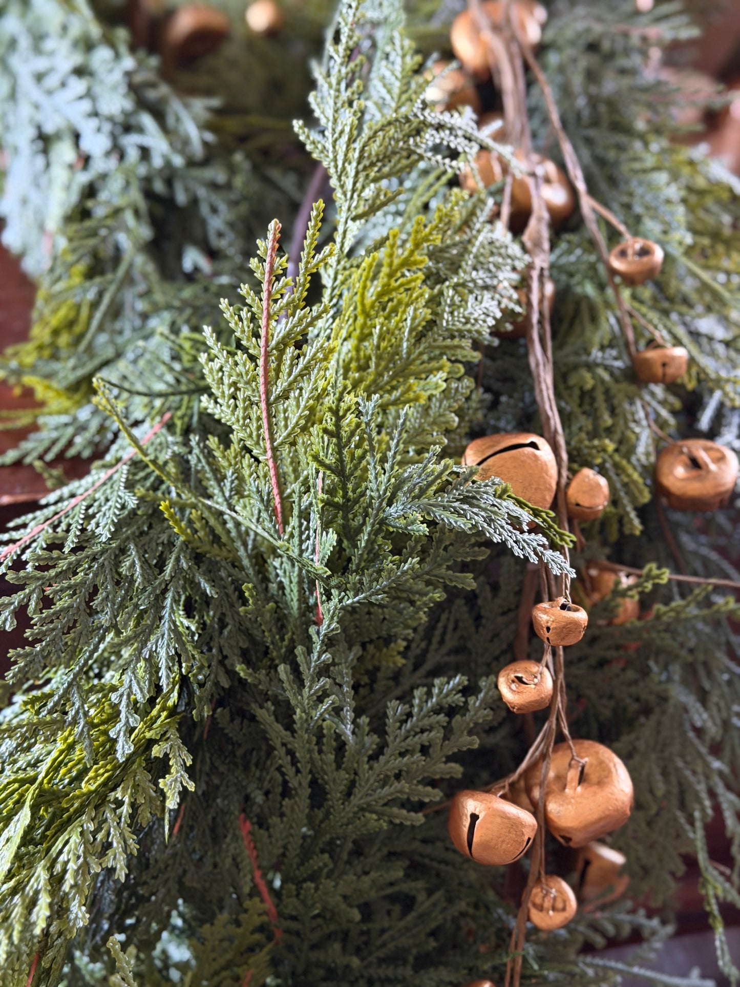 Gold Jingle Bell Garland- 5'