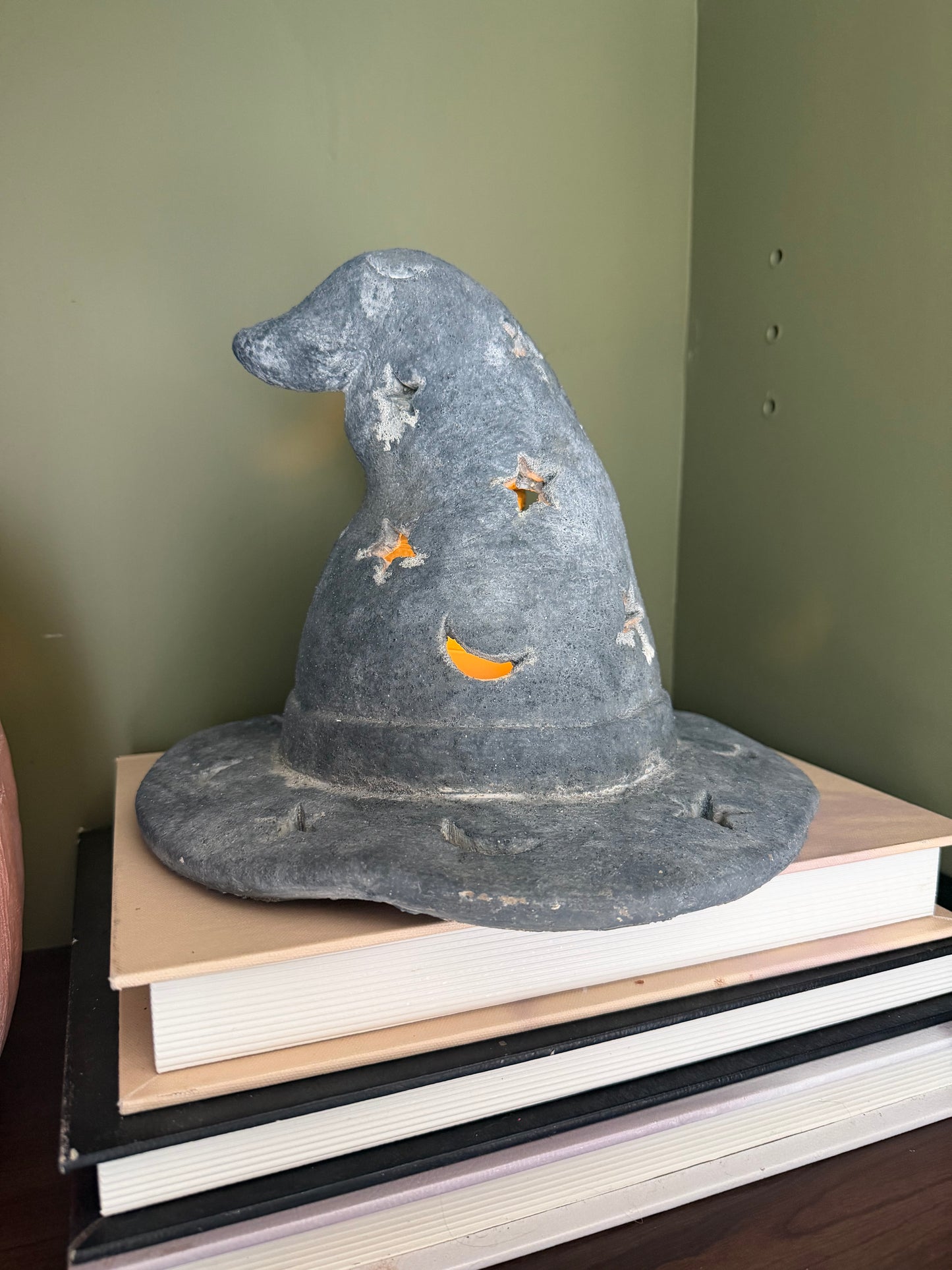 Weathered Cement Witch Hat