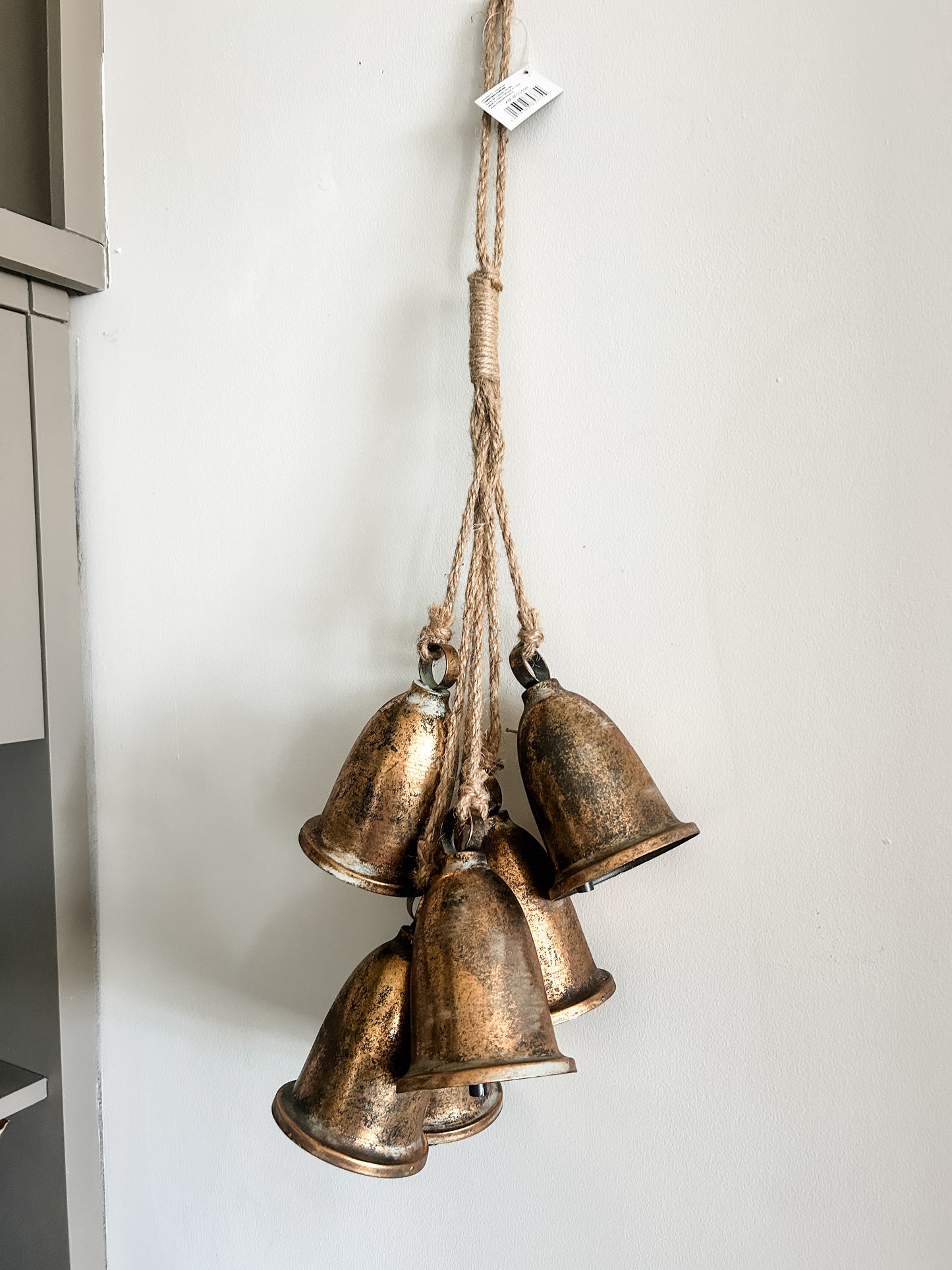 Bronze Patinaed Liberty Bells 6 Piece Cluster