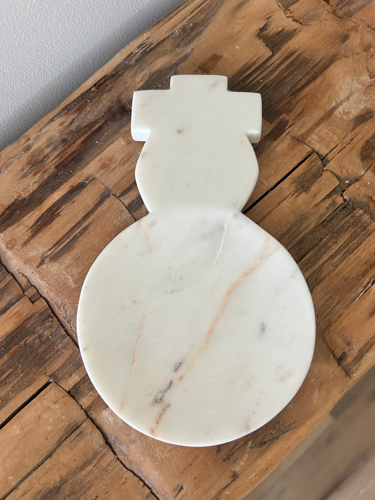 Marble Snowman Spoonrest