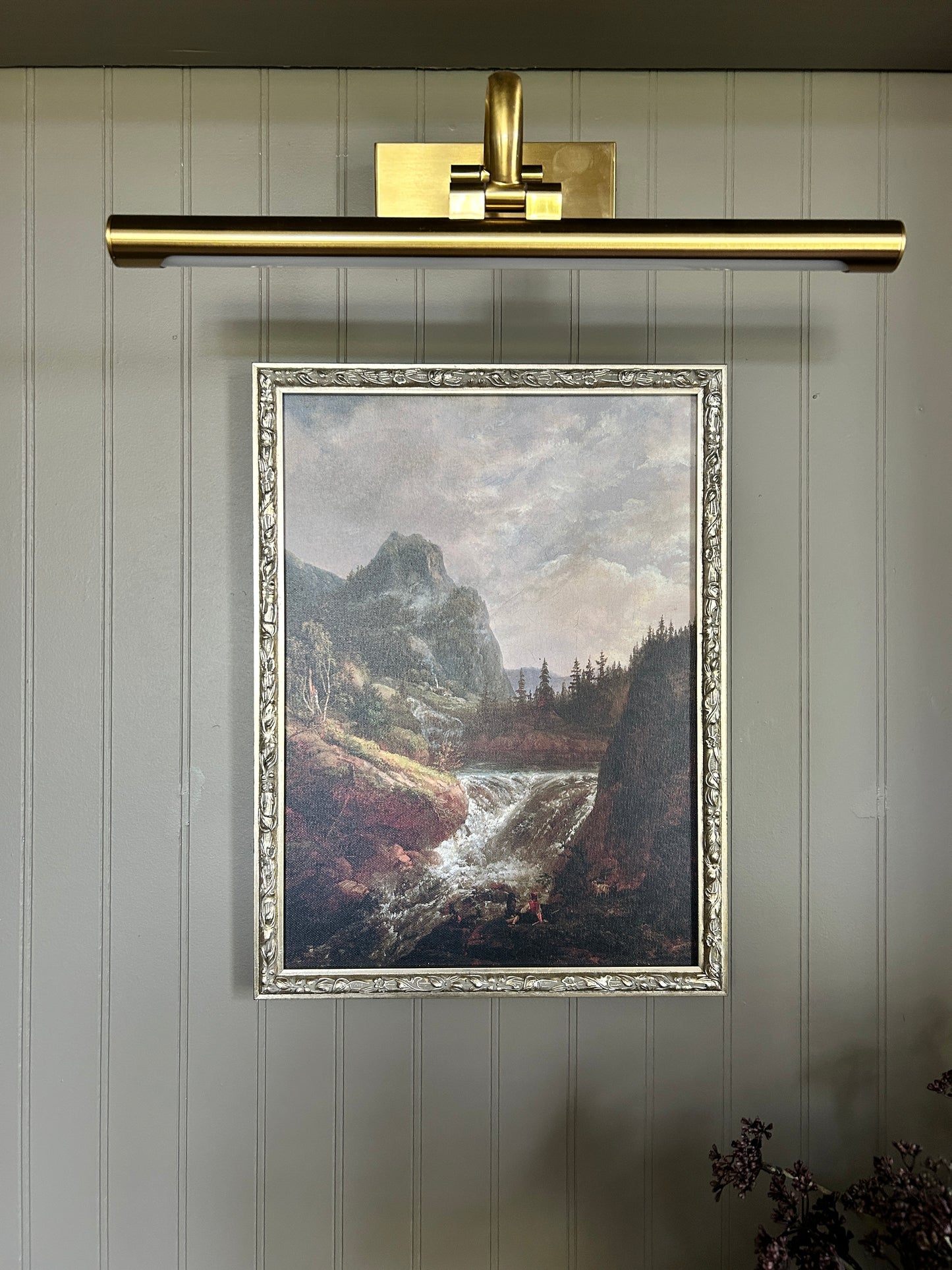 Shores of Time Silver Framed Art