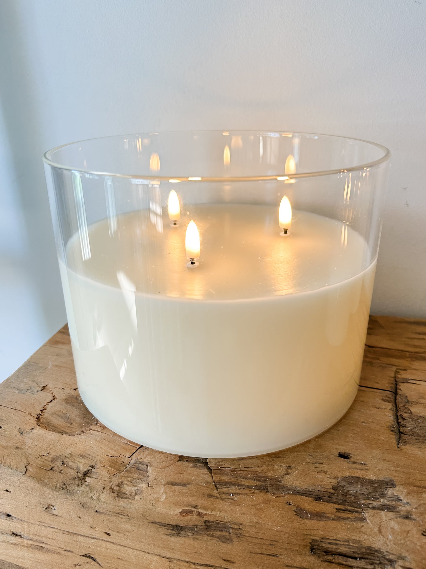 Ember Tri Wick Battery Operated Candle