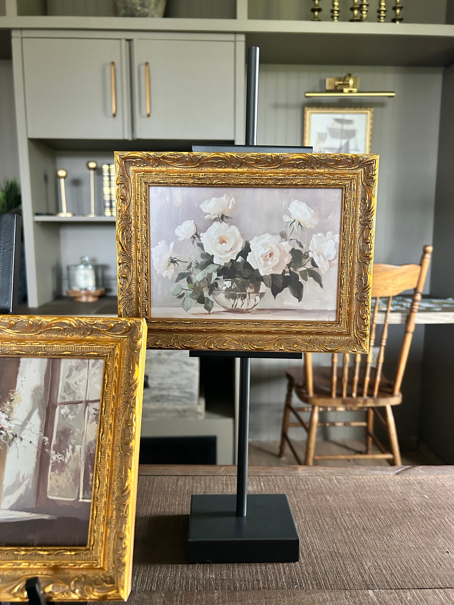 White Rose Bouquet Framed Art