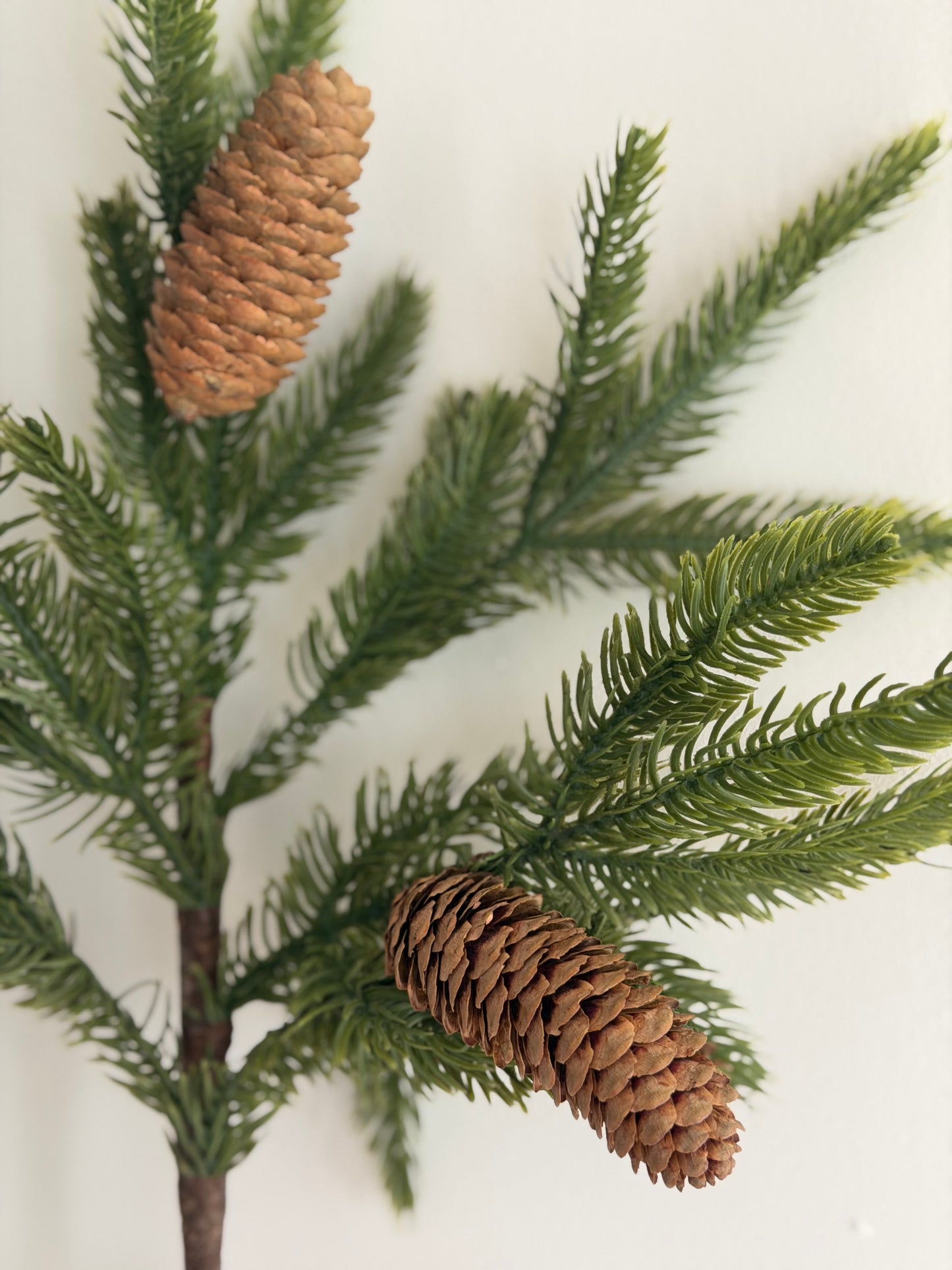 Real Touch Spruce & Pinecone Spray- 23"