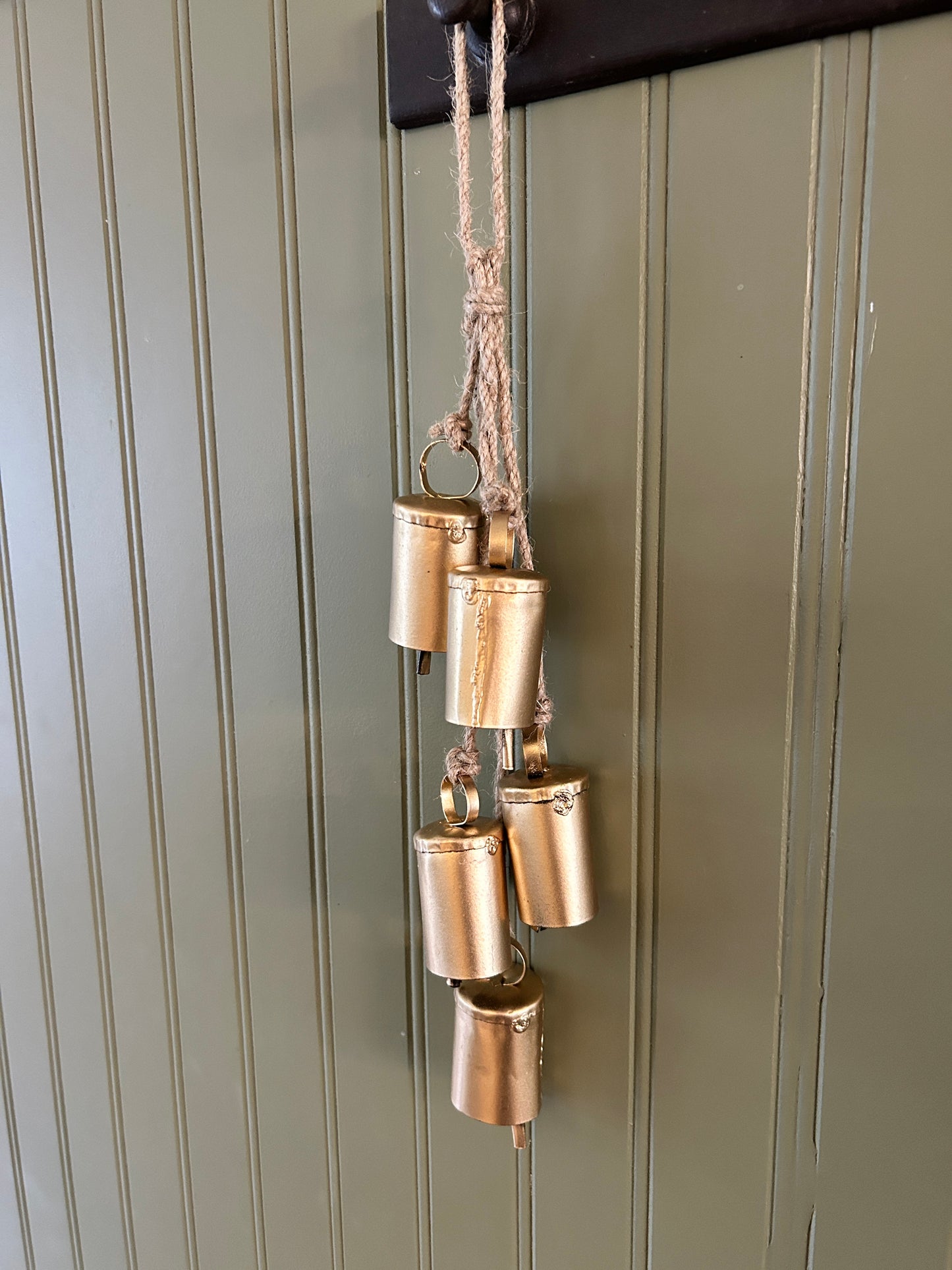 Gold Cowbell Hanger