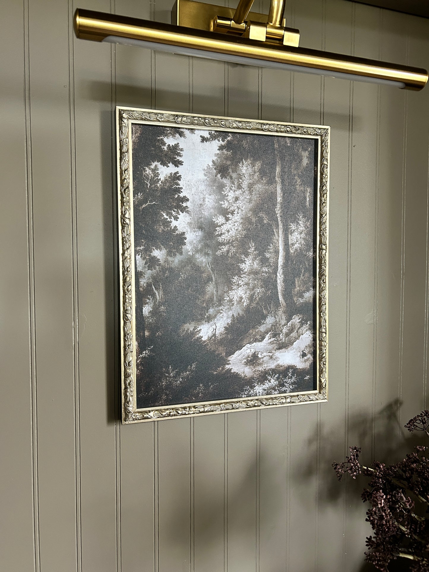 Forgotten Forest Silver Framed Art