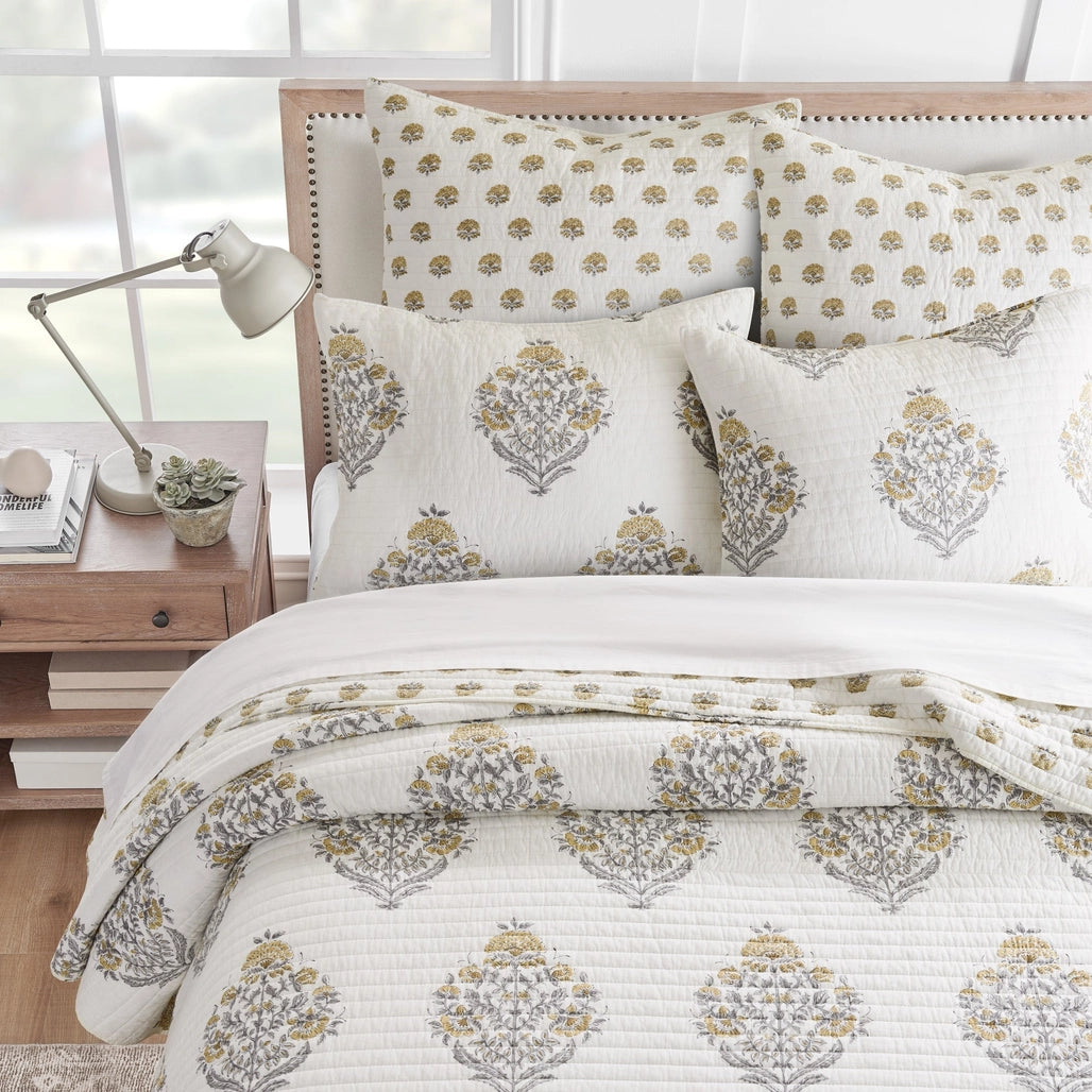 Ochre Kamira Bedding Quilt Set