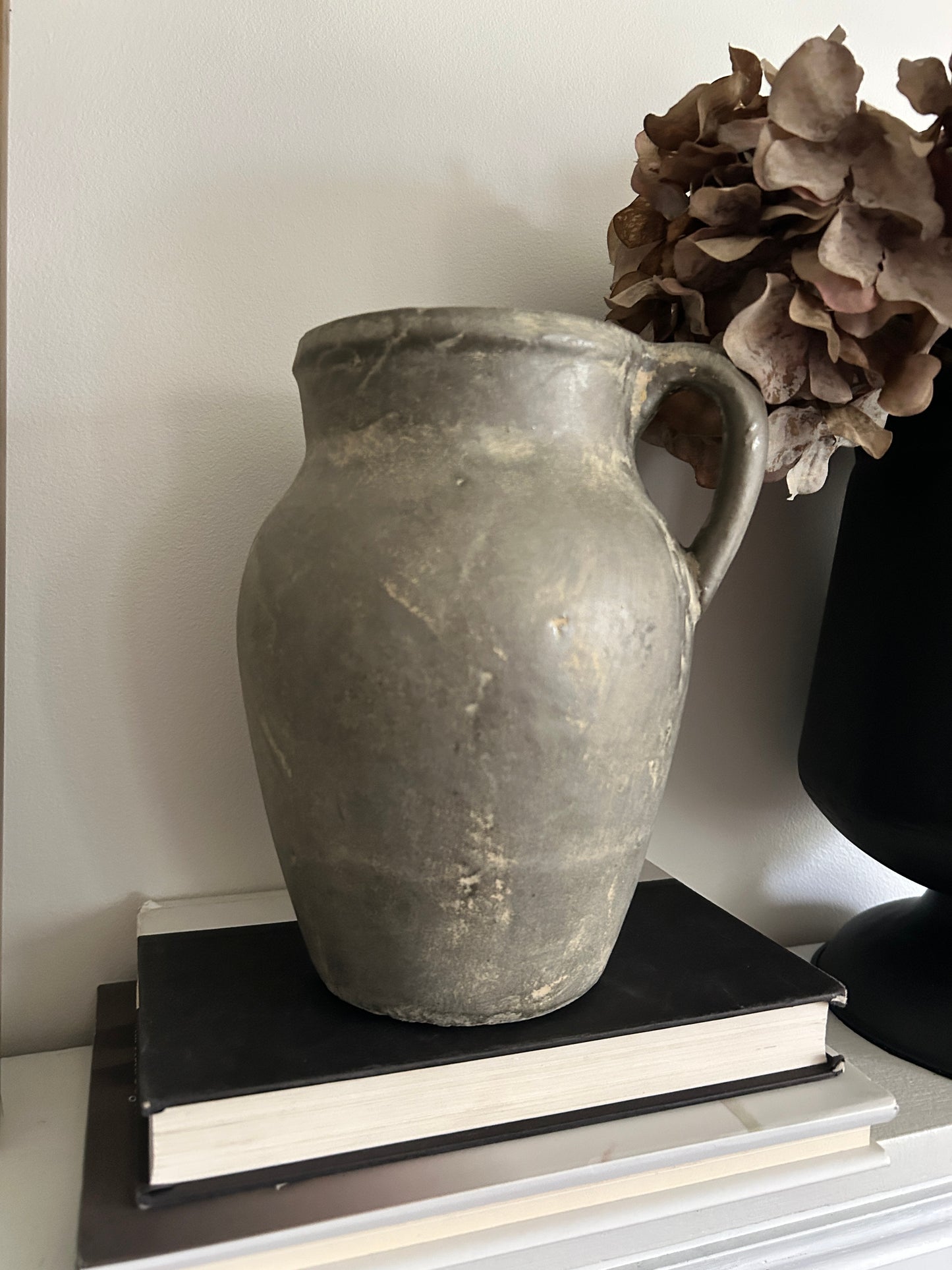 Charcoal Antiqued Pitcher