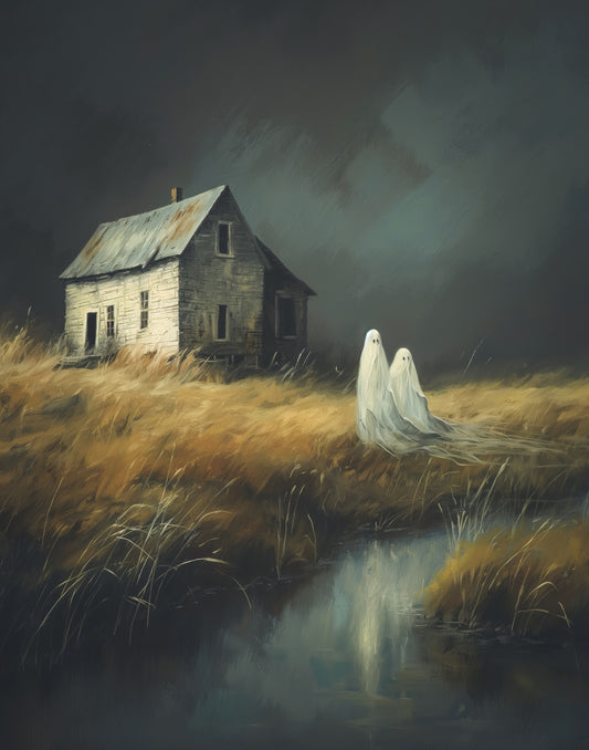 Eerie Haunted Skies Print (no frame)