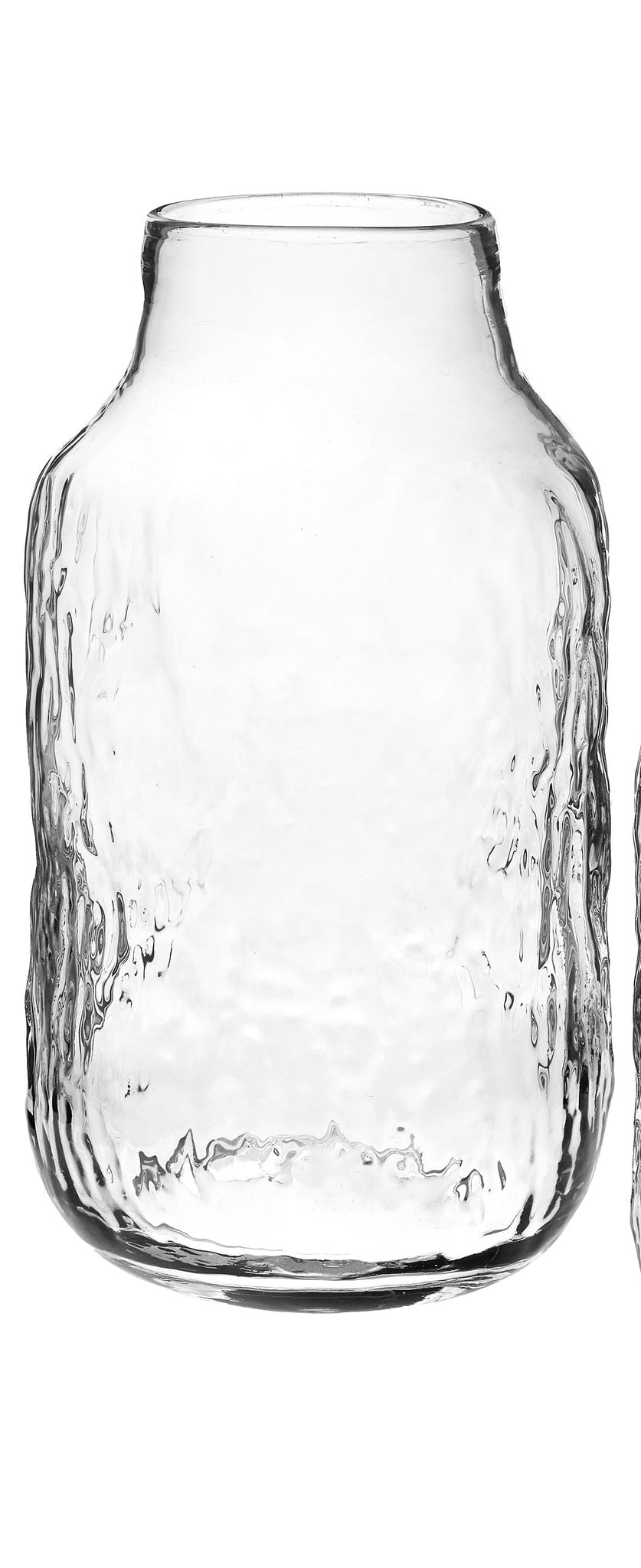 Large Organic Glass Vase