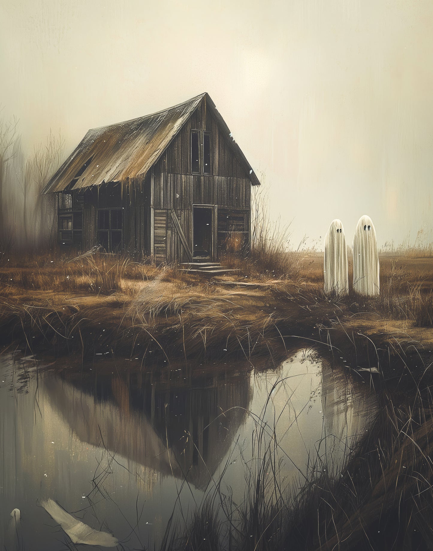 Twin Ghosts Print (no frame)