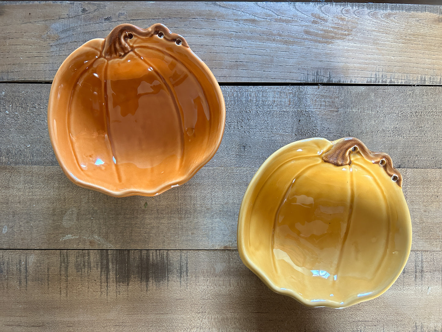 Ceramic Pumpkin Bowls