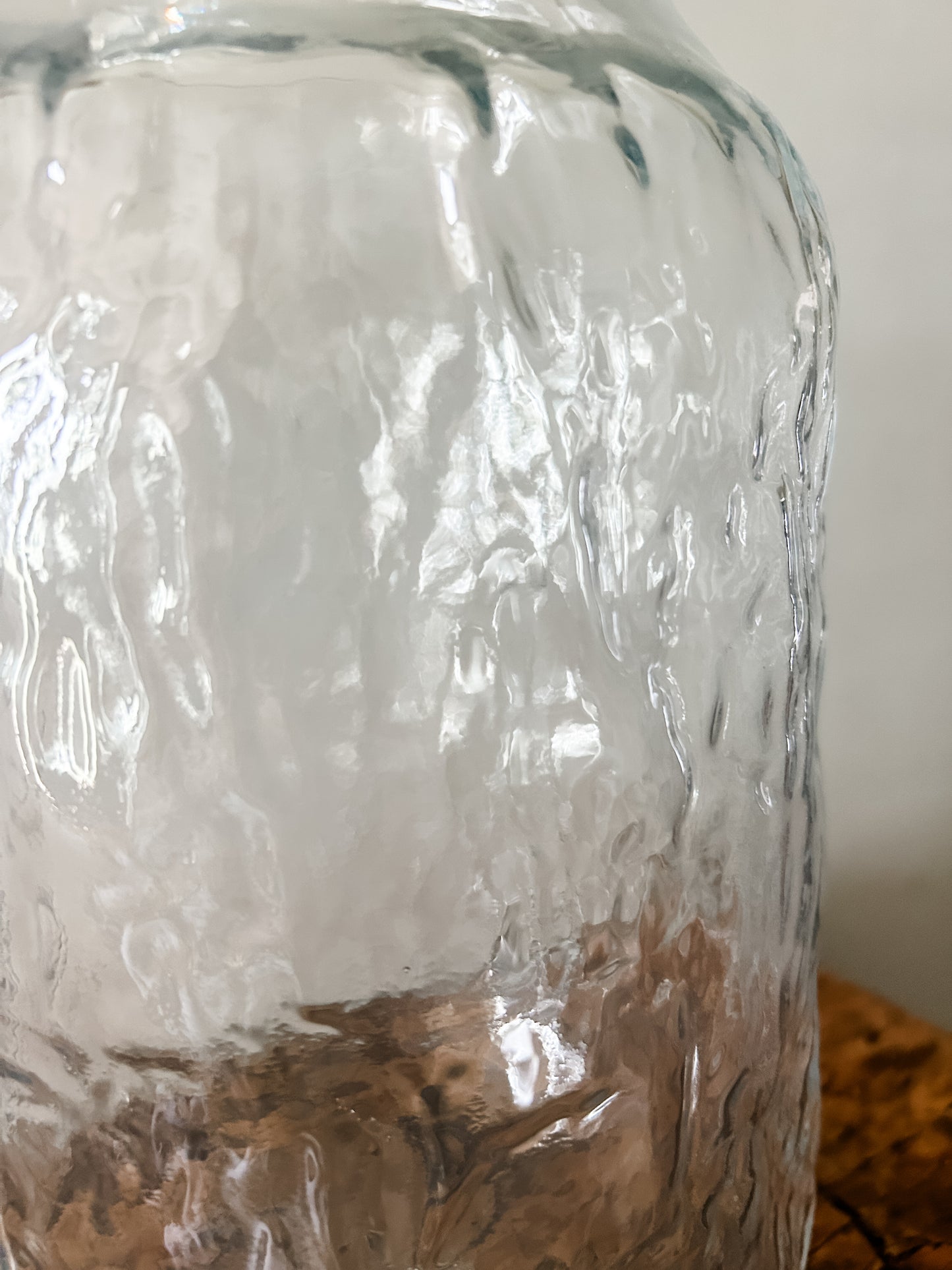 Large Organic Glass Vase
