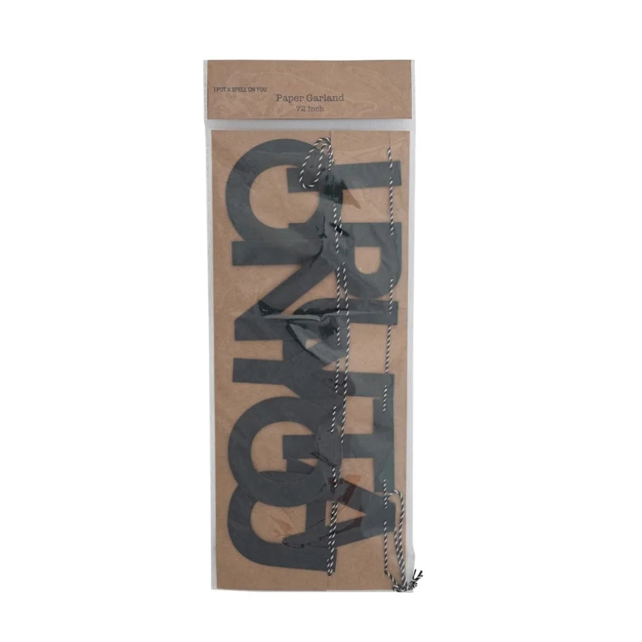 I Put a Spell on You Paper Banner