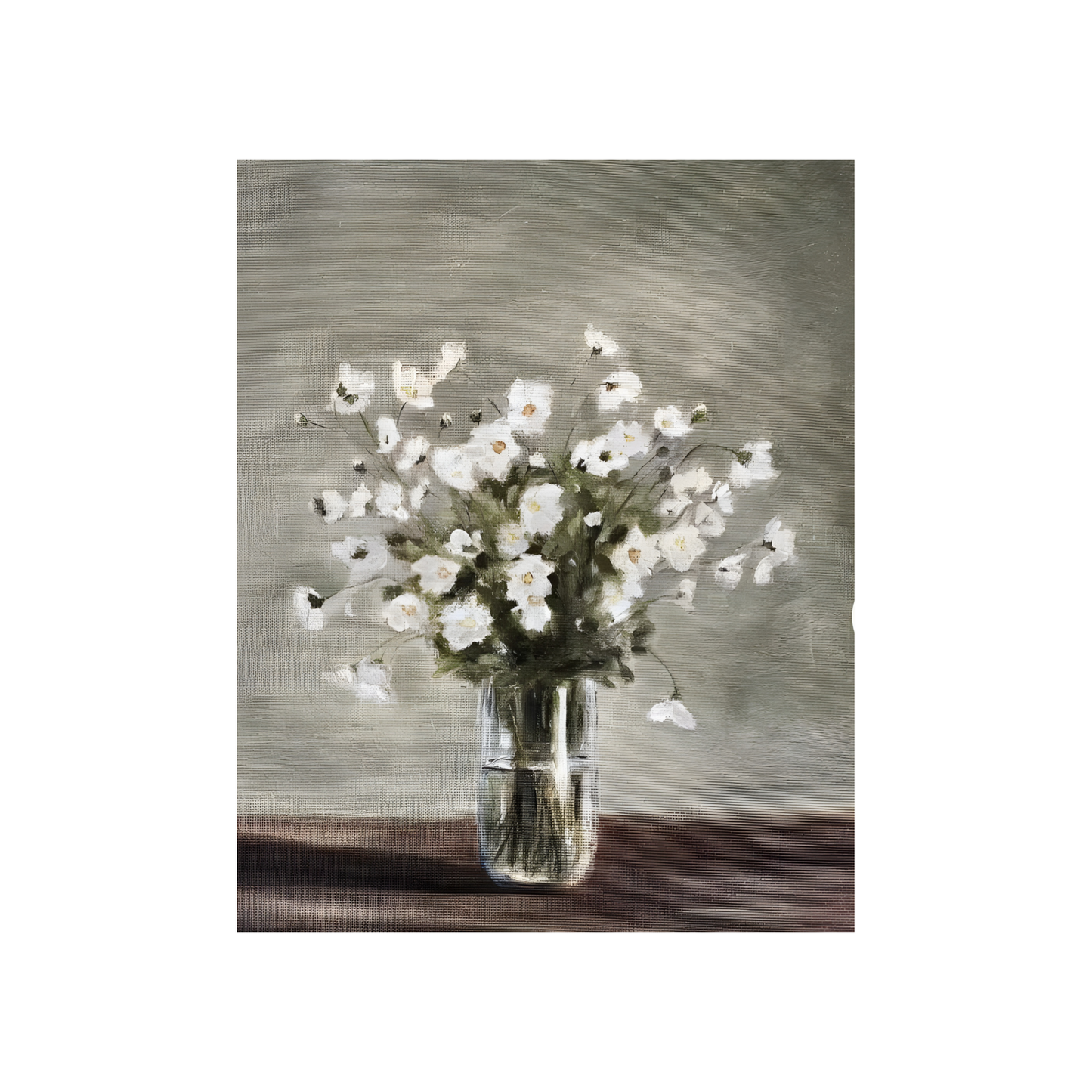 Les Fleurs Vintage Art Print (no frame)