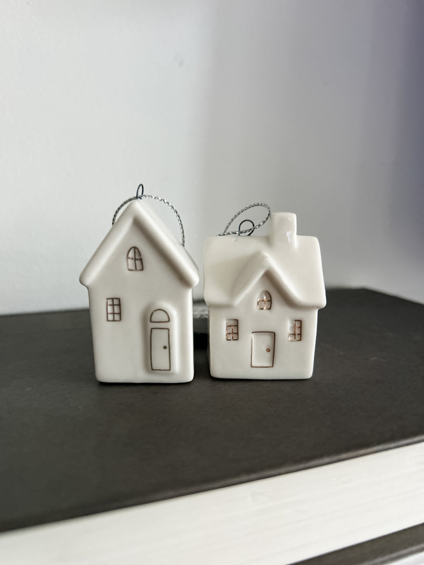 Mini Ceramic House Ornament