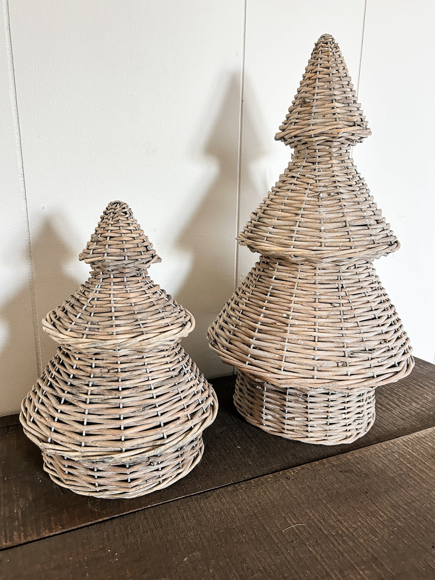 Willow Christmas Trees Assorted Sizes