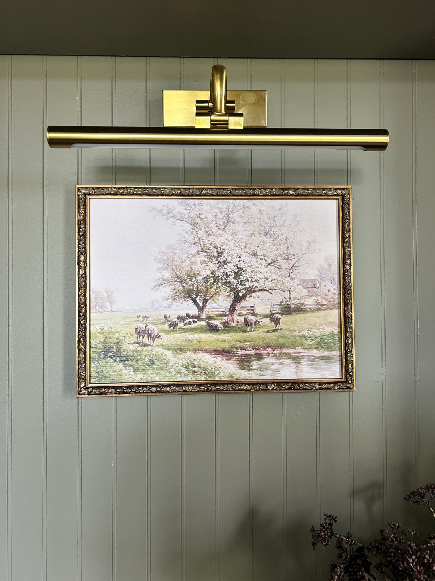 Fields in Bloom Bronze Framed Art