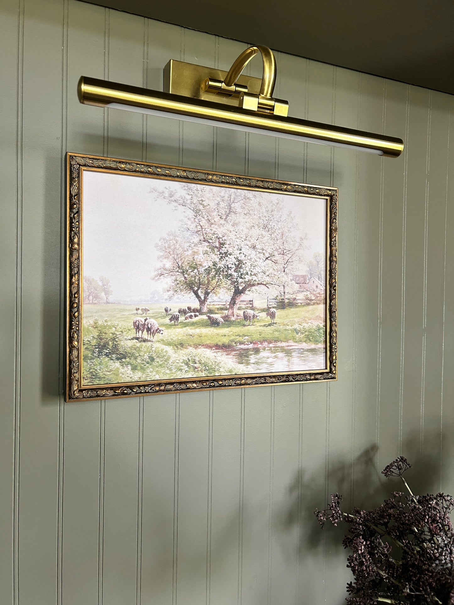Fields in Bloom Bronze Framed Art
