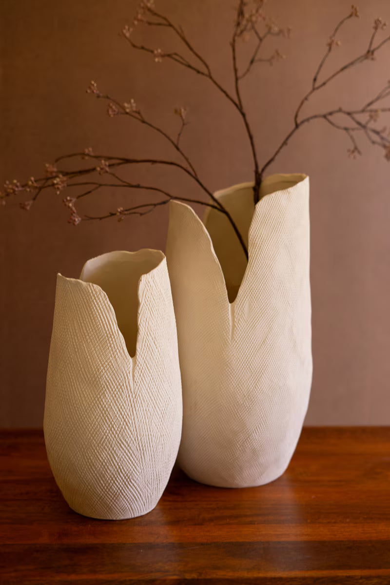 Large Textured Bloom Vase