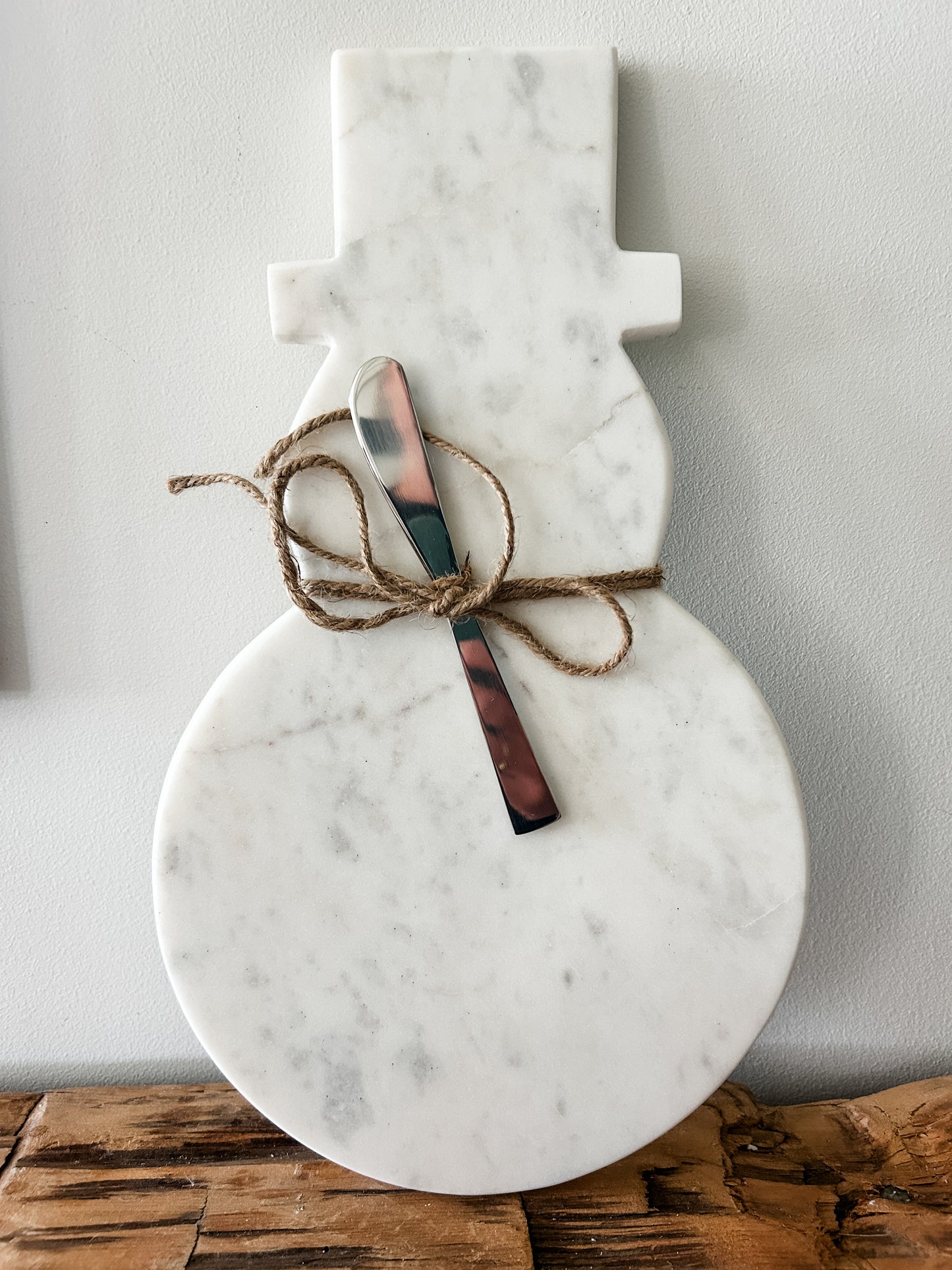 Marble Snowman Board & Spreader Set