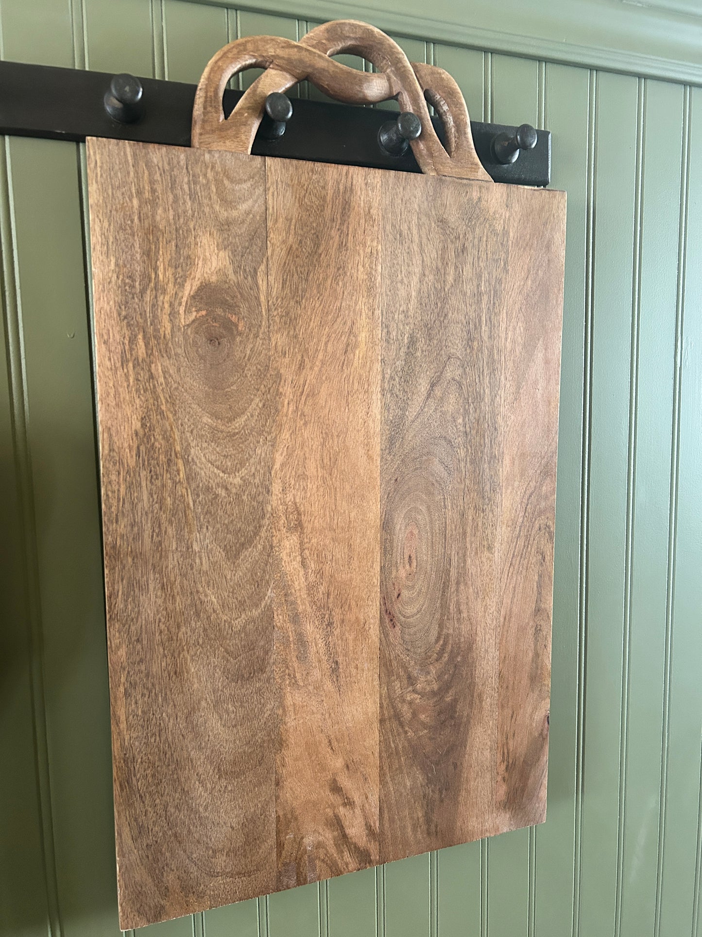 Large Twisted Handle Serving Board