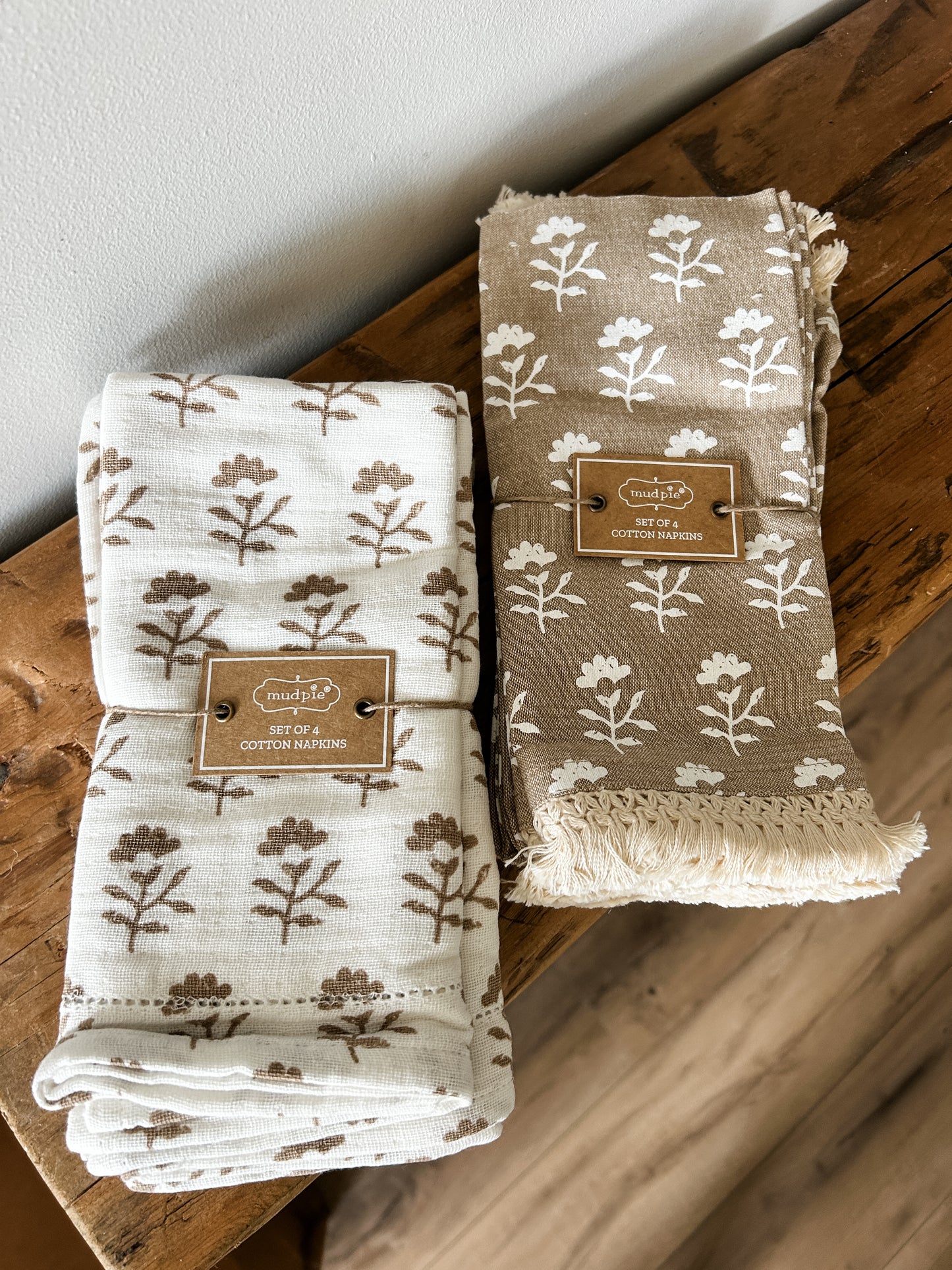 Block Print Napkin Sets Assorted