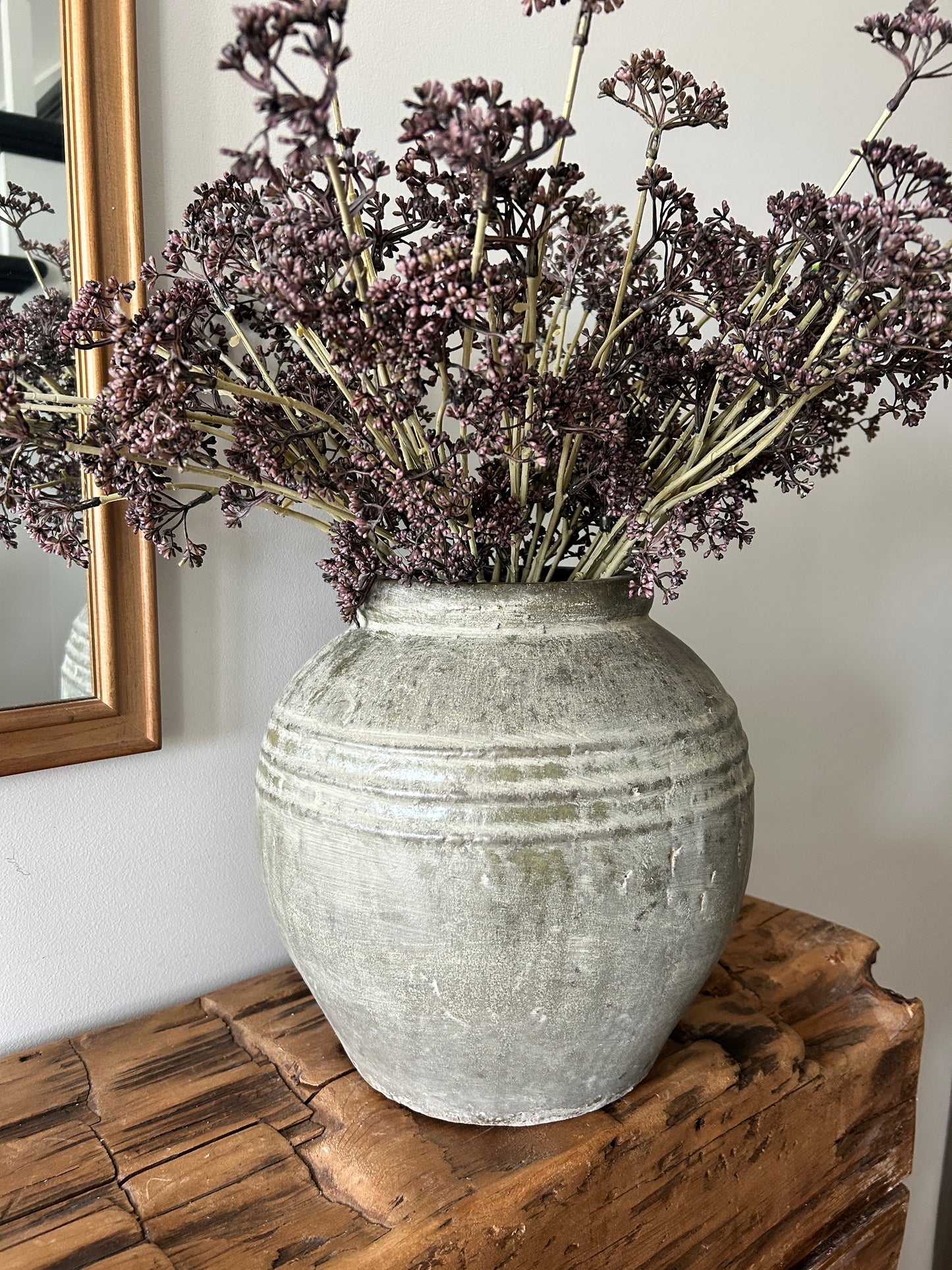 Large Mandy Charcoal Vase