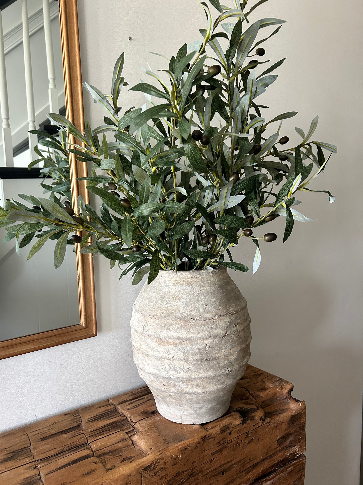 Large Liberty Line Taupe Artisan Vase