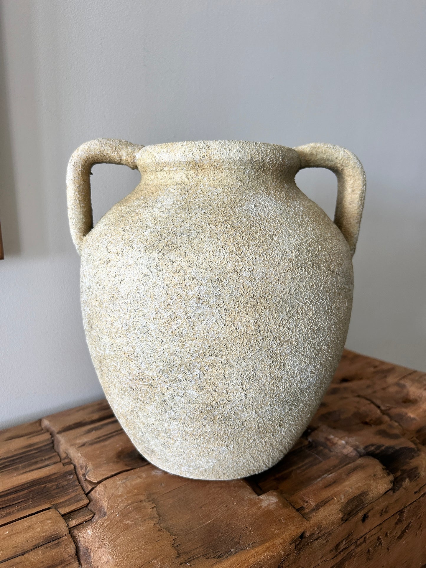 Raven 2-Handle Artisan Vase