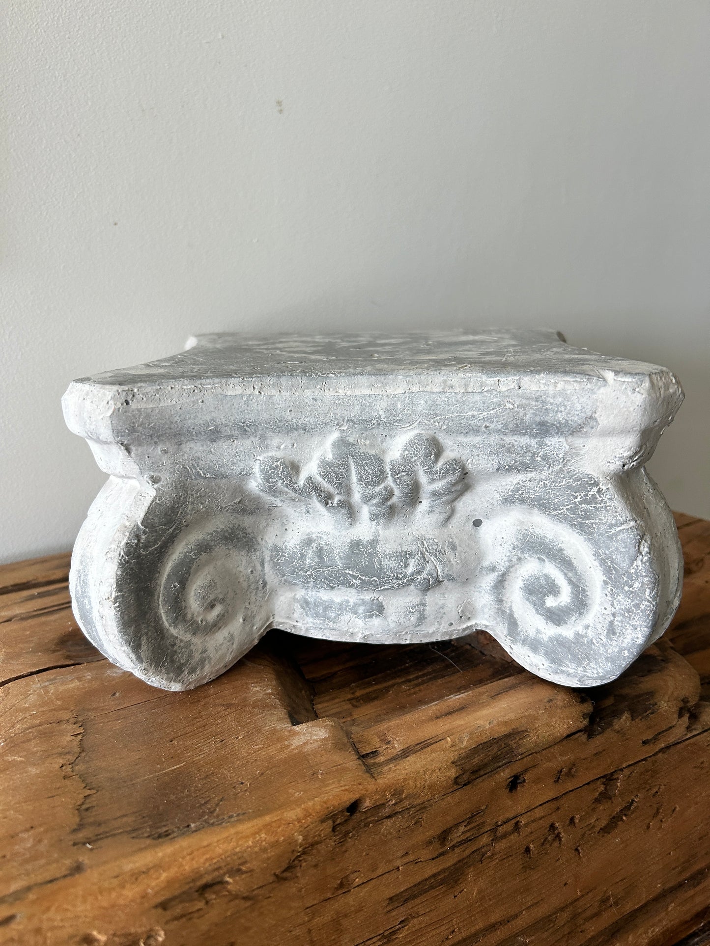 Grey Vintage Inspired Pedestal