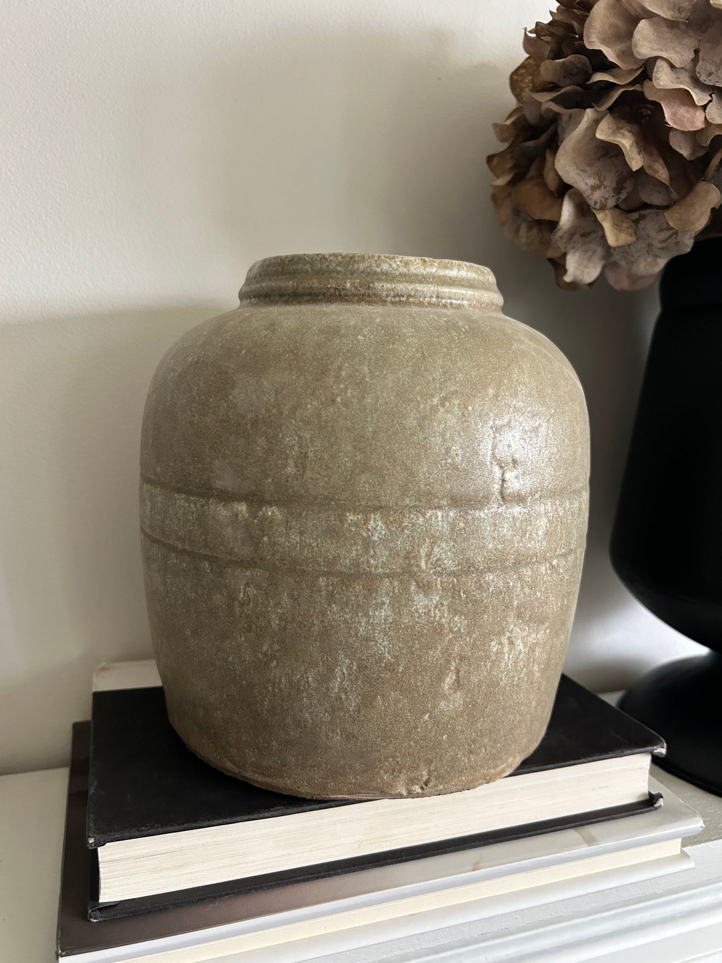 Greta Rustic Green Bouquet Vase
