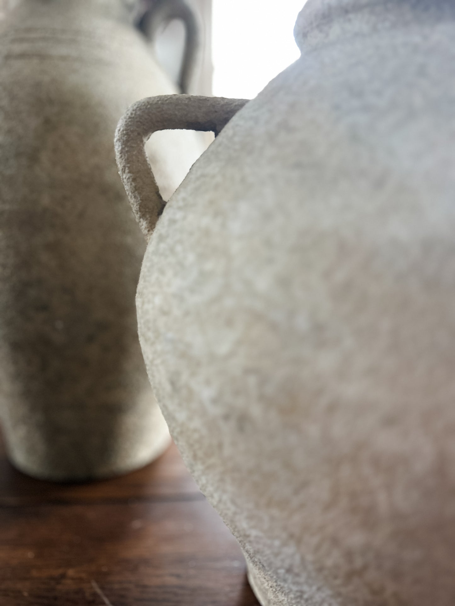 Amber Natural Wash Two Handle Jug