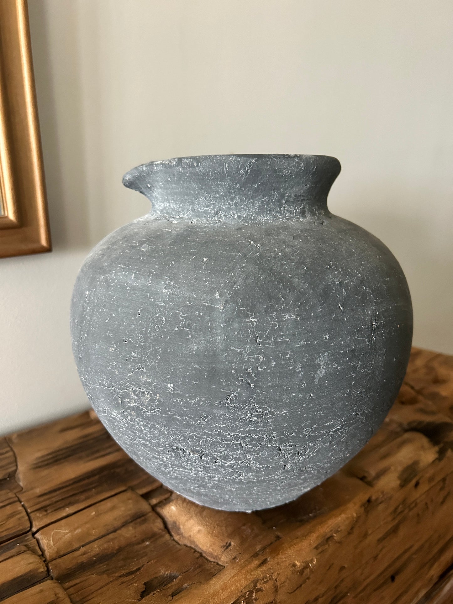 Charcoal Plum Spout Vase