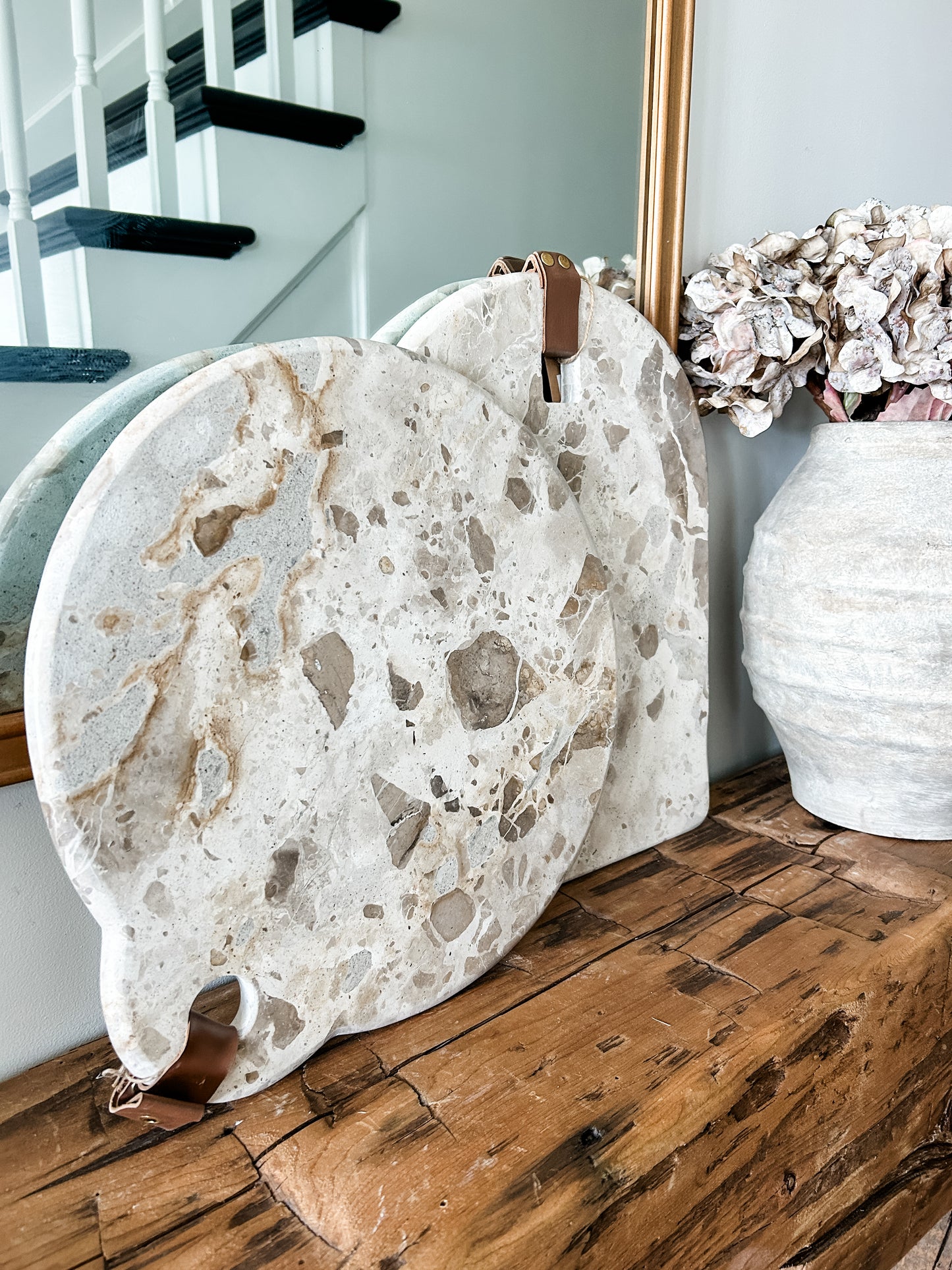 Taupe Marble Serving Boards Assorted